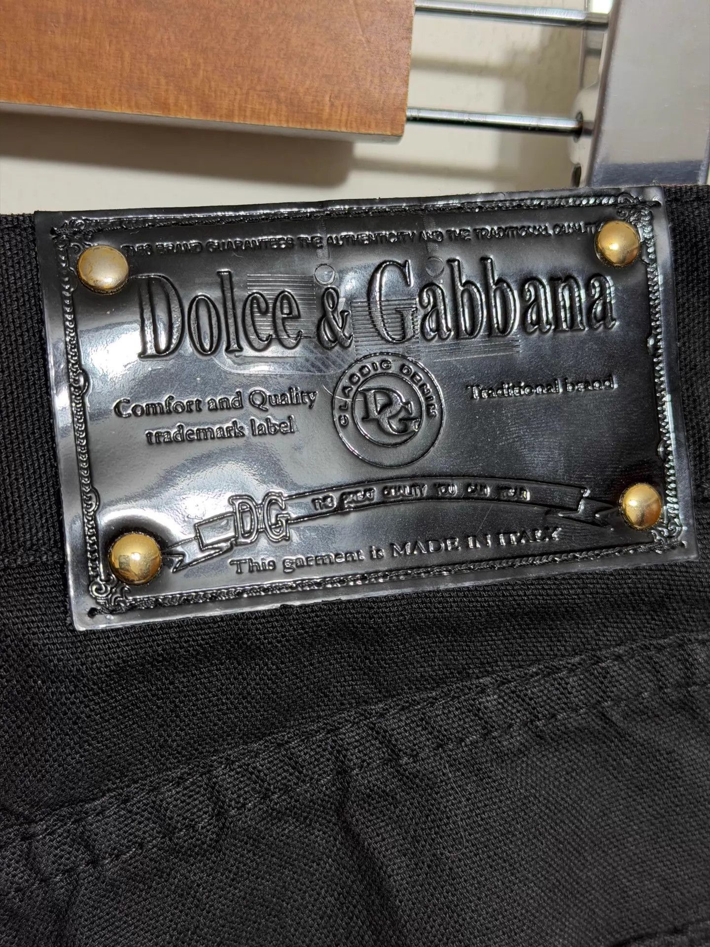 Dolce & Gabbana Dolce&Gabbana Slim Trousers Size 50 Carbon Black Size US 34 / EU 50 - 6 Thumbnail