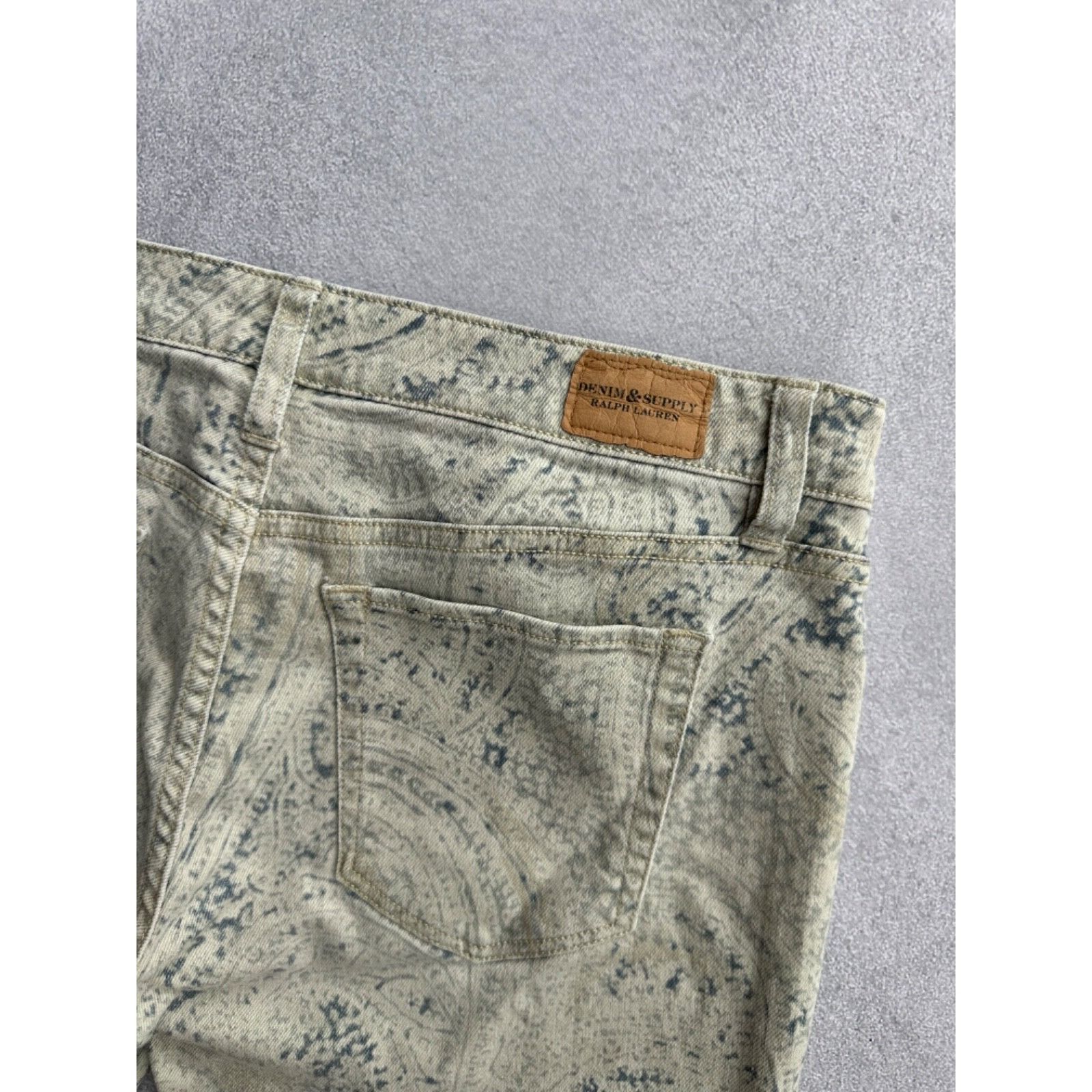 Polo Ralph Lauren VTG Denim&Supply Ralph Lauren Paisley Print Ankle Zip Pants Size US 30 / EU 46 - 4 Thumbnail