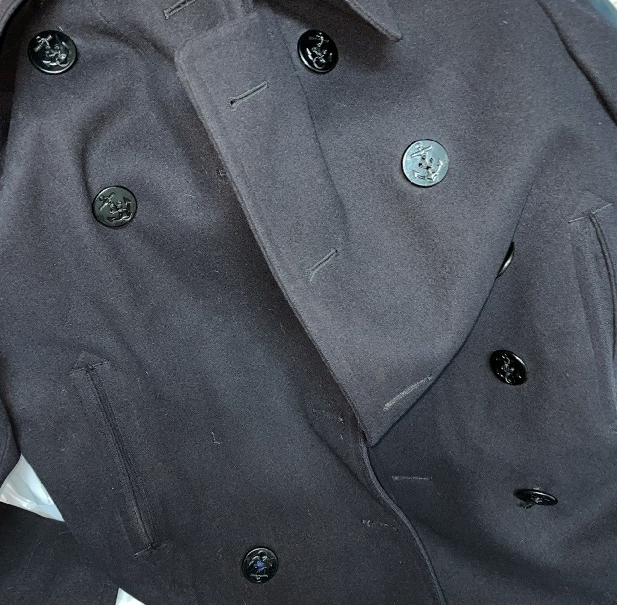 Other US NAVY Vintage Peacoat Stenciled Size US M / EU 48-50 / 2 - 7 Thumbnail