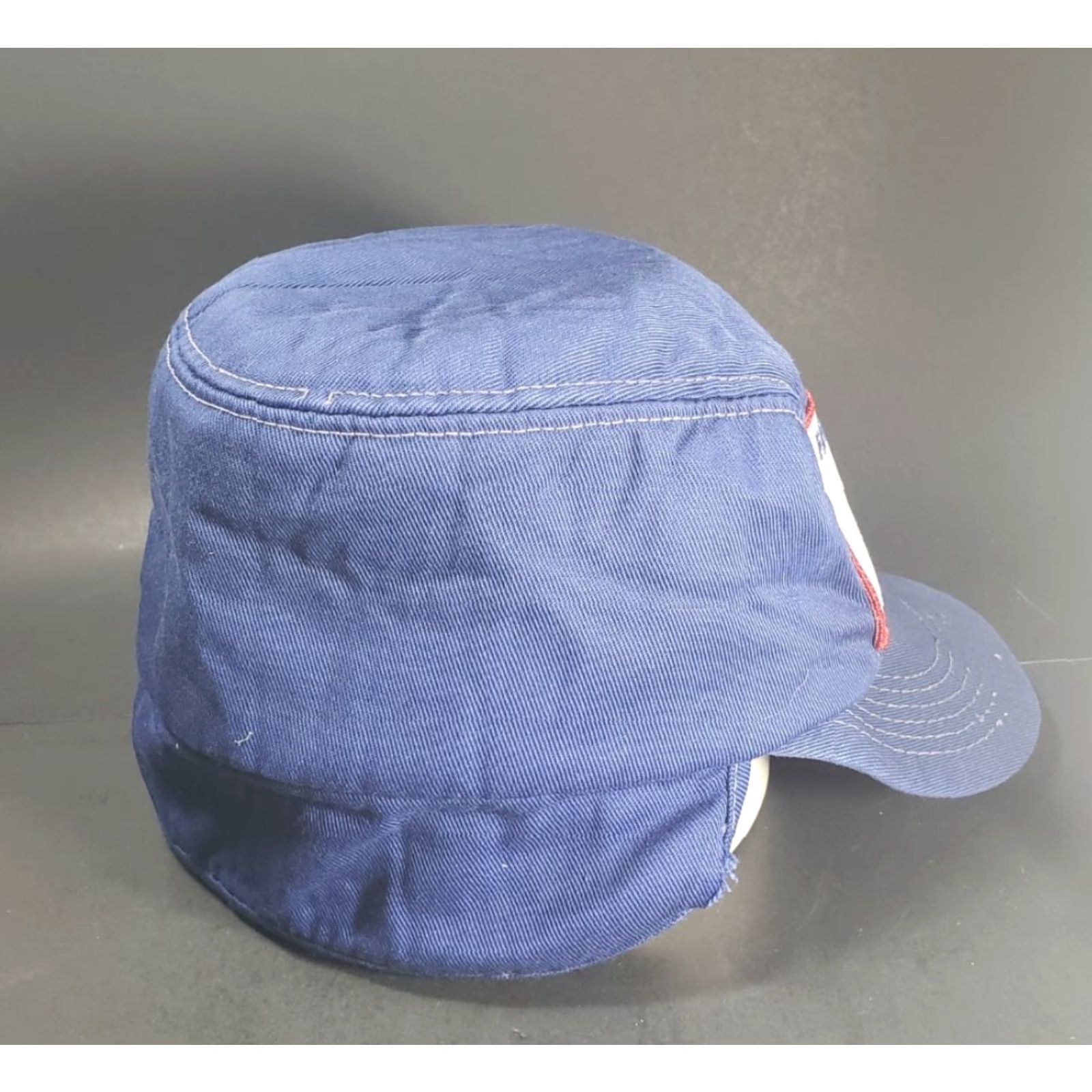 Vintage VTG FARMERS ELEVATOR COOP SPENCER LANGDON GREENVILLE EAR FLAP CO-OP BLUE CAP HAT Shirt Cap Hats? Size ONE SIZE - 7 Thumbnail