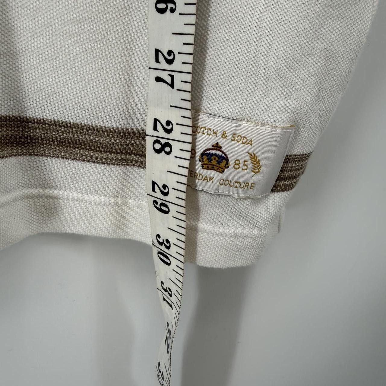 Scotch & Soda Scotch & Soda Amsterdam Men’s T-Shirt Size L White Brown Size US L / EU 52-54 / 3 - 5 Thumbnail