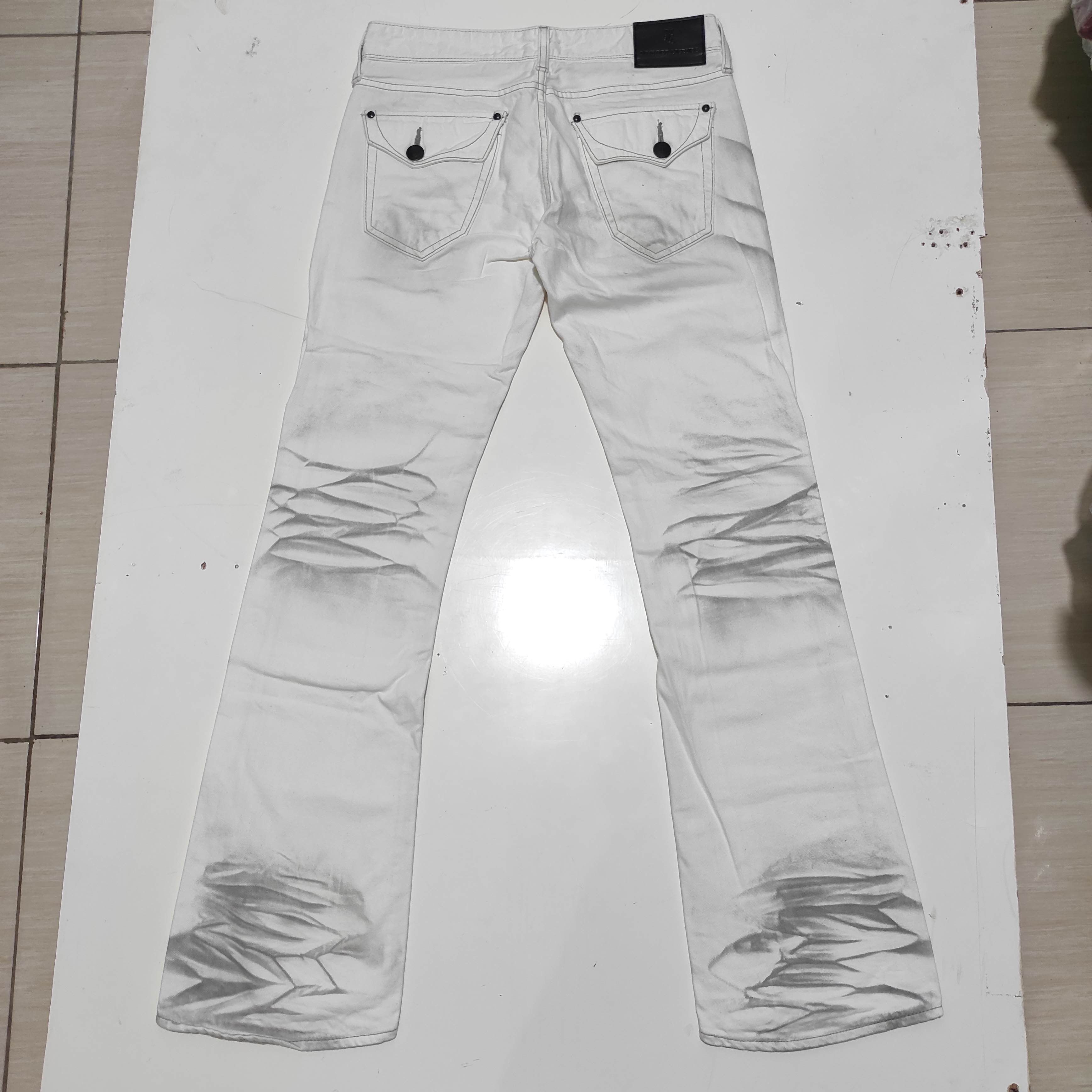 14th Addiction FLARE🔥 MURDER LICENSE Smokes Whiskers Denim Size US 30 / EU 46 - 14 Thumbnail