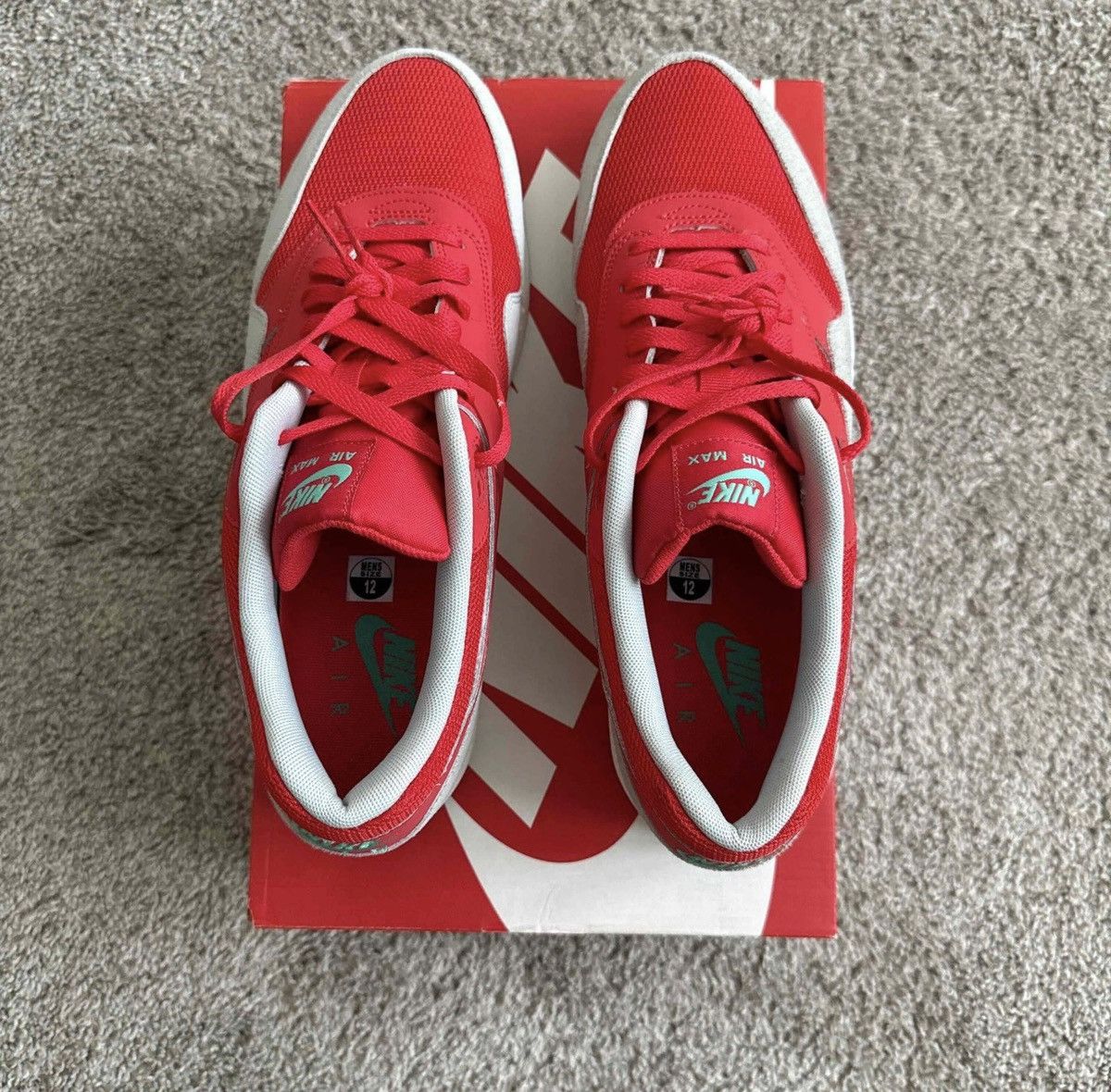 Nike Nike Air Max 1 Essential “Daring Red” Size US 12 / EU 45 - 10 Thumbnail