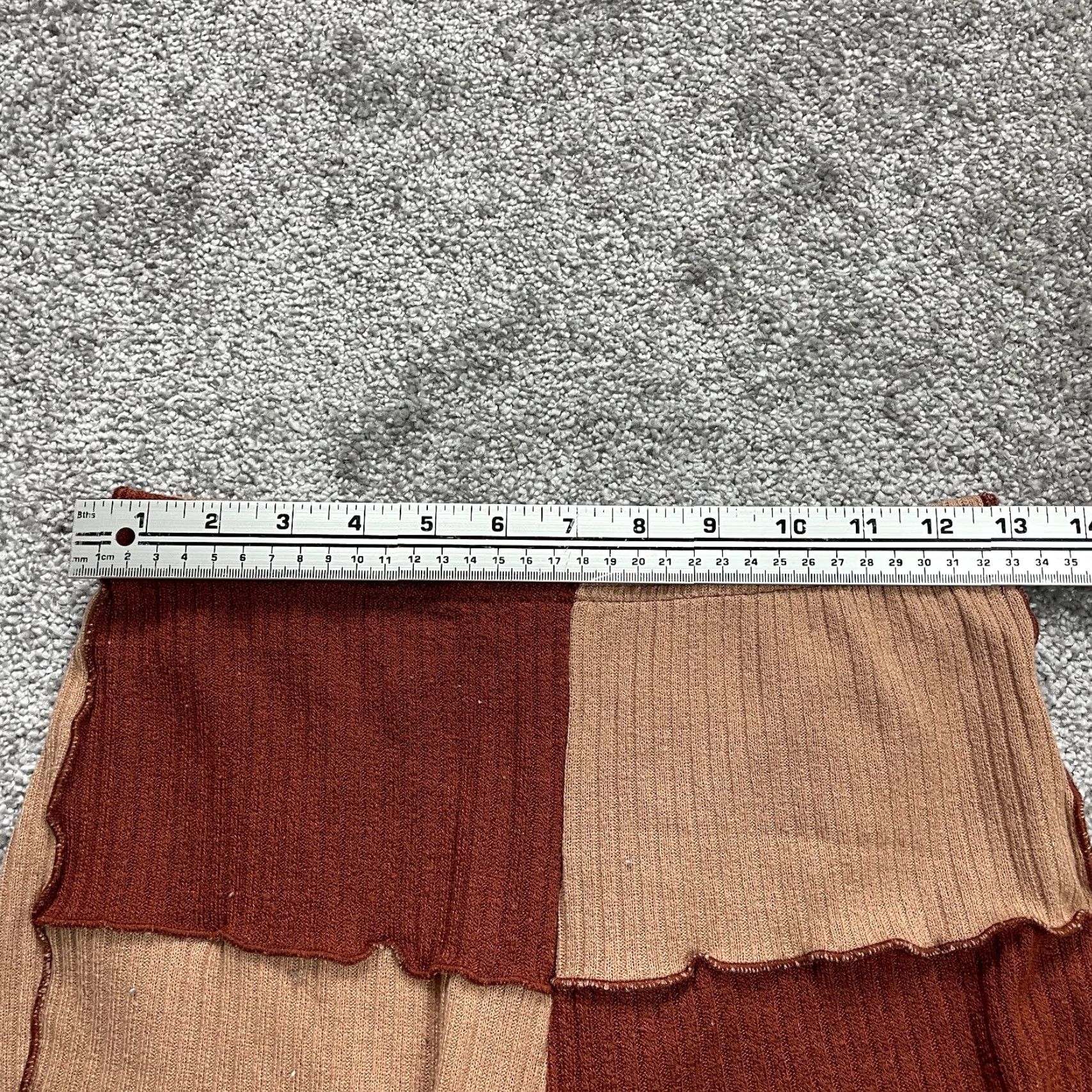 Shein Shein Knit Shorts Womens Medium W26 Brown Elastic Waist High Rise Stretch Casual Size 32" / US 10 / IT 46 - 6 Thumbnail