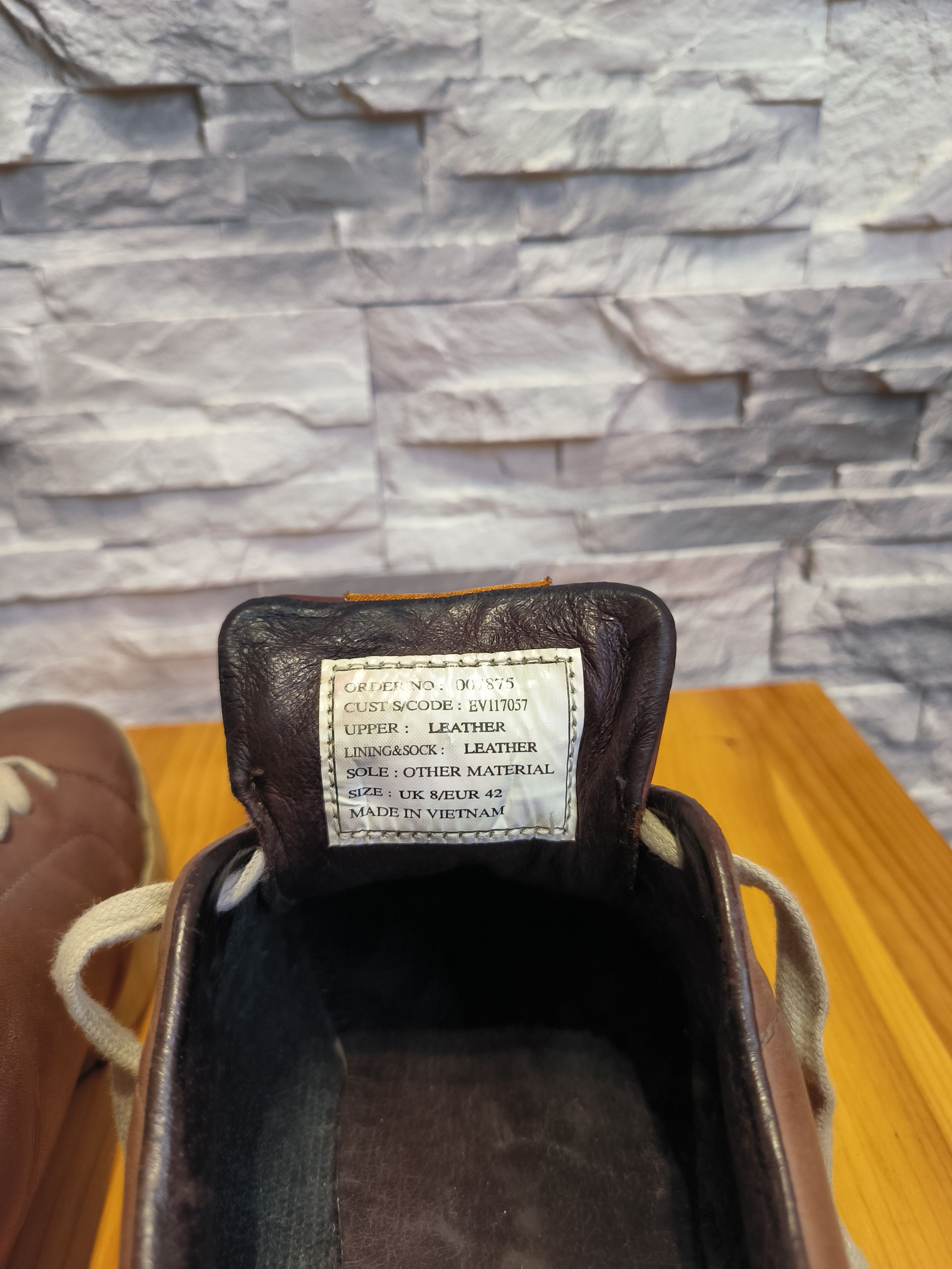 Vintage Evisu Leather Shoes Brown, image size:3000x4000