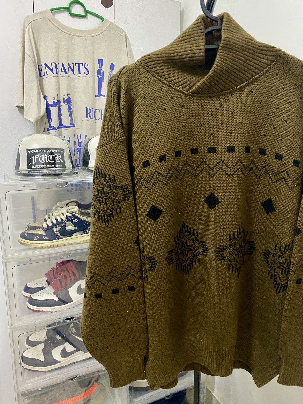 Christian Dior Monsieur Christian Dior Turtleneck Knitwear Size US M / EU 48-50 / 2 - 3 Thumbnail
