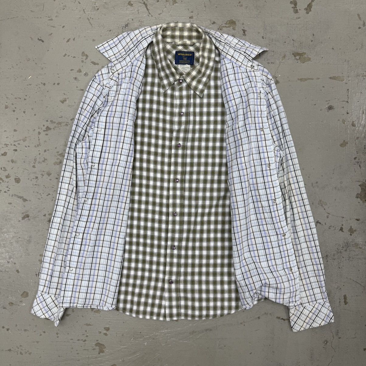 Woolrich Woolen Mills Woolrich Double Layer Shirt Button Up Size US L / EU 52-54 / 3 - 1 Thumbnail