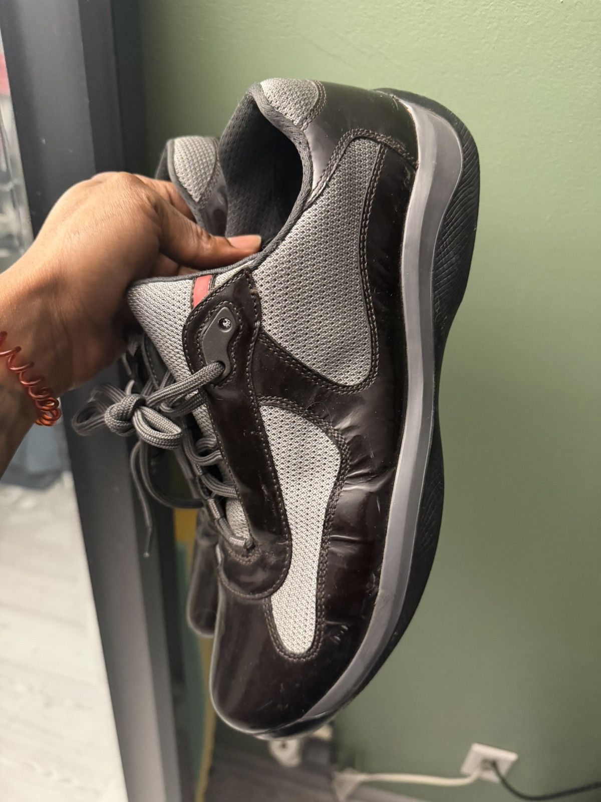 Prada Prada Linea Rossa Sneaker American Cup Size US 10.5 / EU 43-44 - 12 Thumbnail