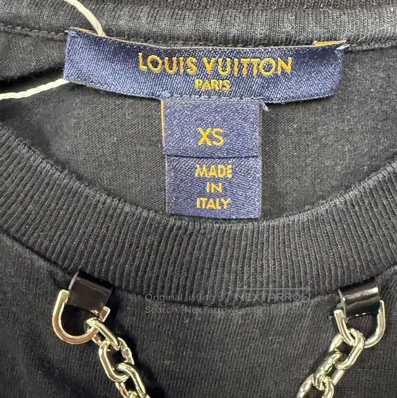 Louis Vuitton Louis Vuitton Black Cotton Women's T. Size XS / US 0-2 / IT 36-38 - 4 Thumbnail