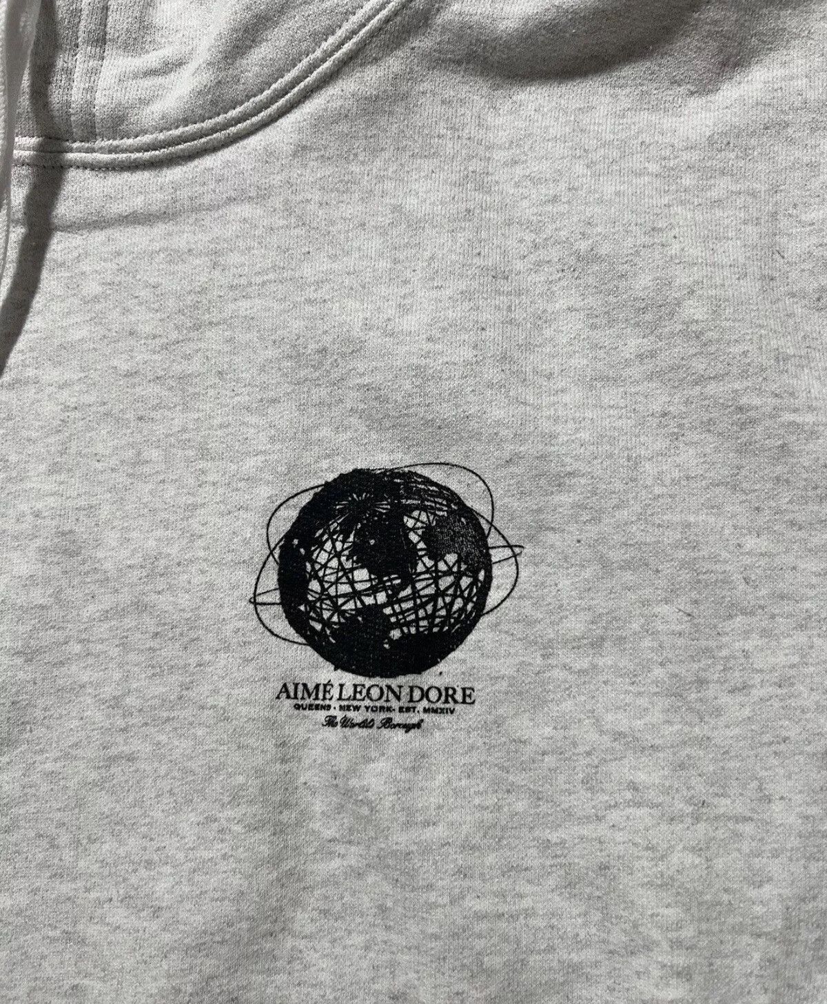 Aime Leon Dore Aime Leon Dore ALD The ‘64 Hoodie Globe Unisphere Grey XXL Size US XXL / EU 58 / 5 - 3 Thumbnail