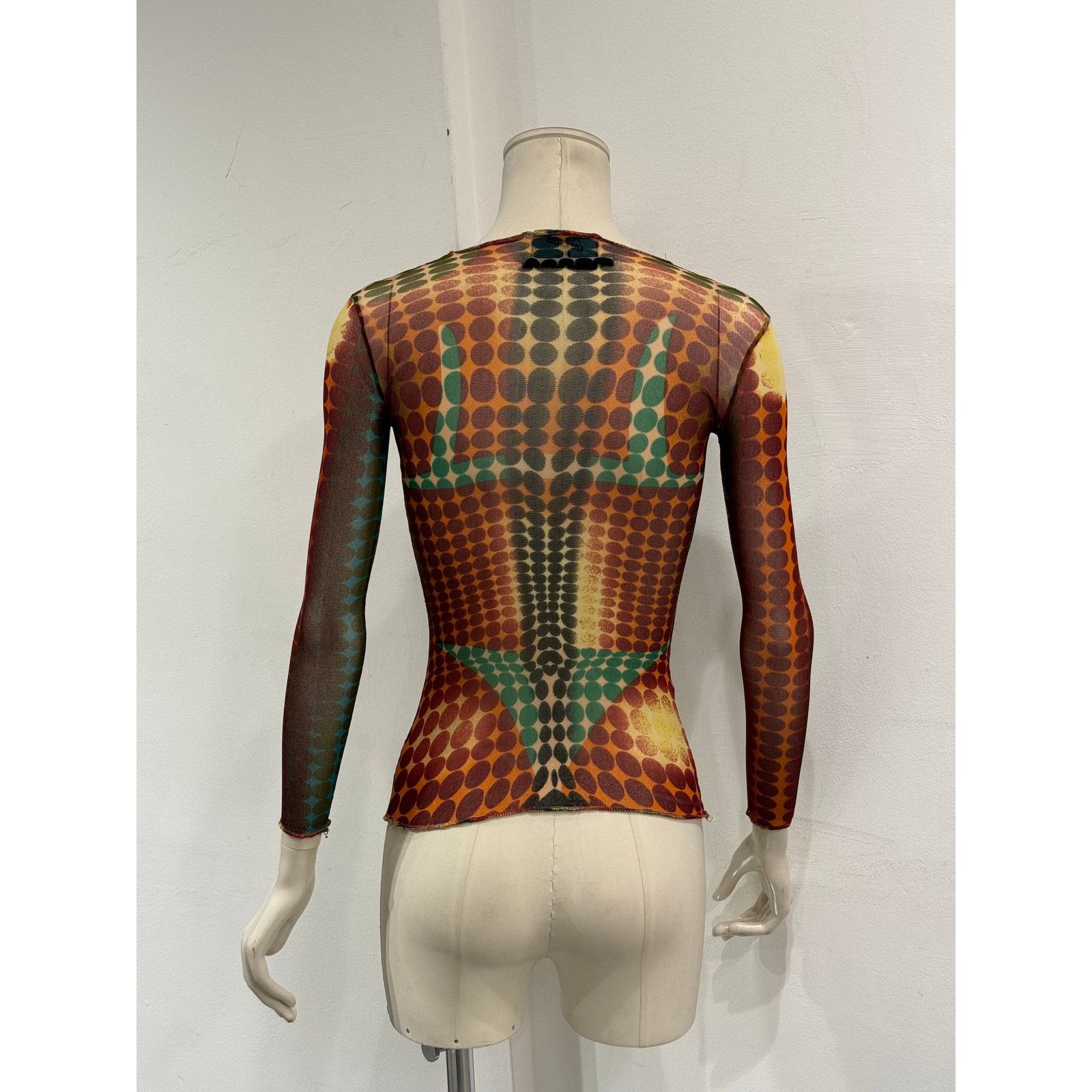 Jean Paul Gaultier F/W1995 Jean Paul Gaultier cyber dot mesh top Size S / US 4 / IT 40 - 8 Thumbnail
