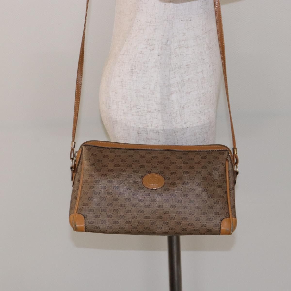 Gucci GUCCI Micro GG Supreme Shoulder Bag Pvc Beige Gold Size ONE SIZE - 22 Thumbnail