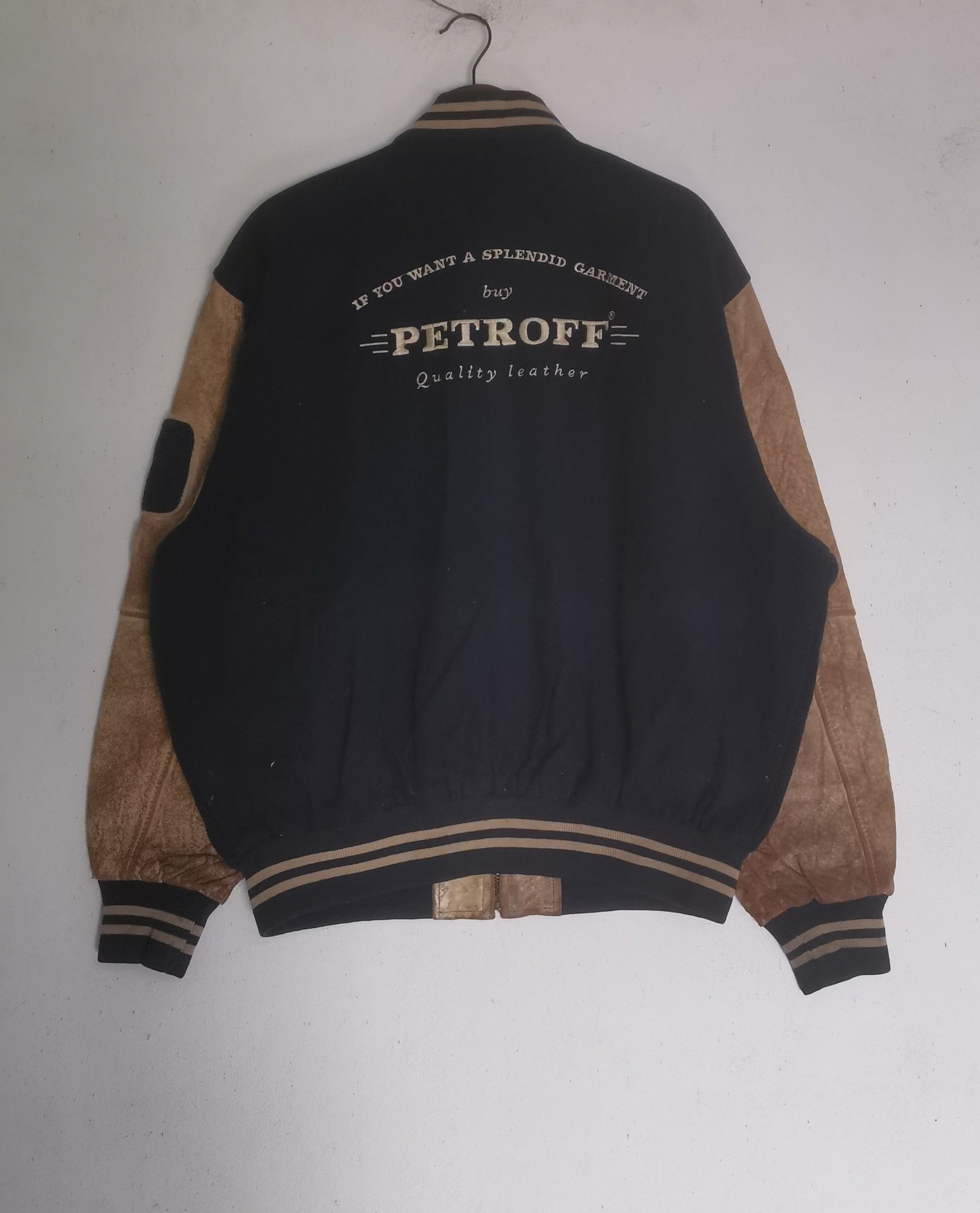 Vintage Rare vintage Petroff Varsity jacket Size US L / EU 52-54 / 3 - 3 Thumbnail