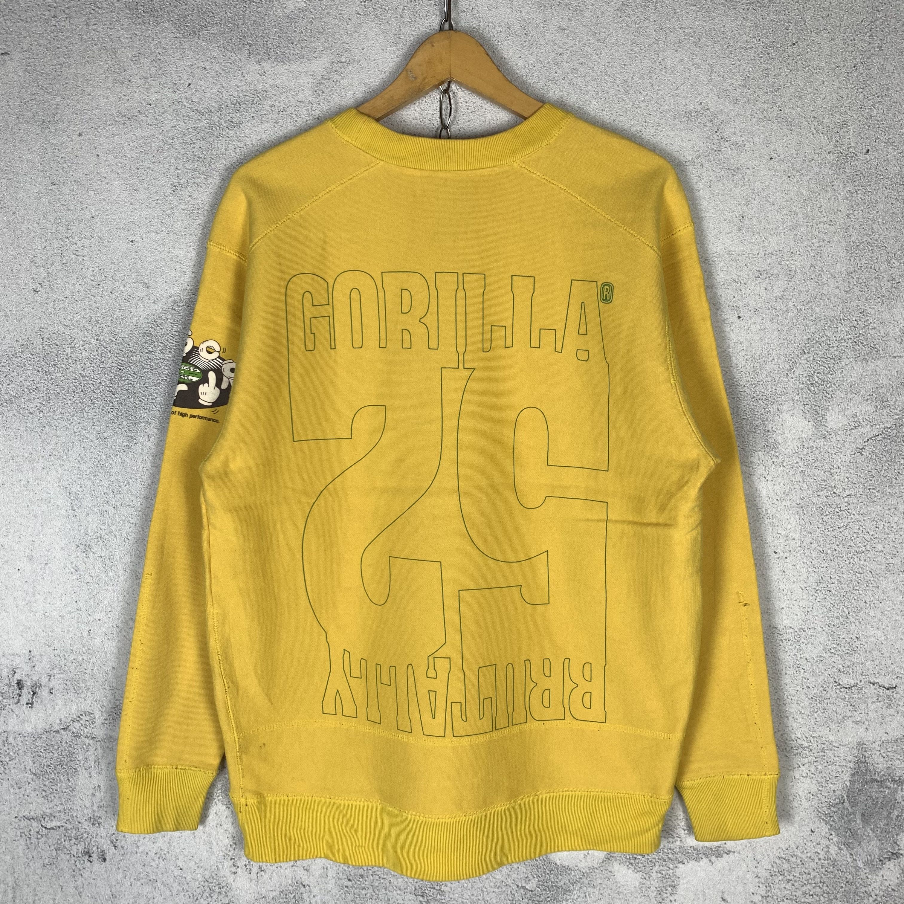 Vintage Gorilla by Henry H Brown Sweatshirt Crewneck Y2K Size US M / EU 48-50 / 2 - 2 Thumbnail
