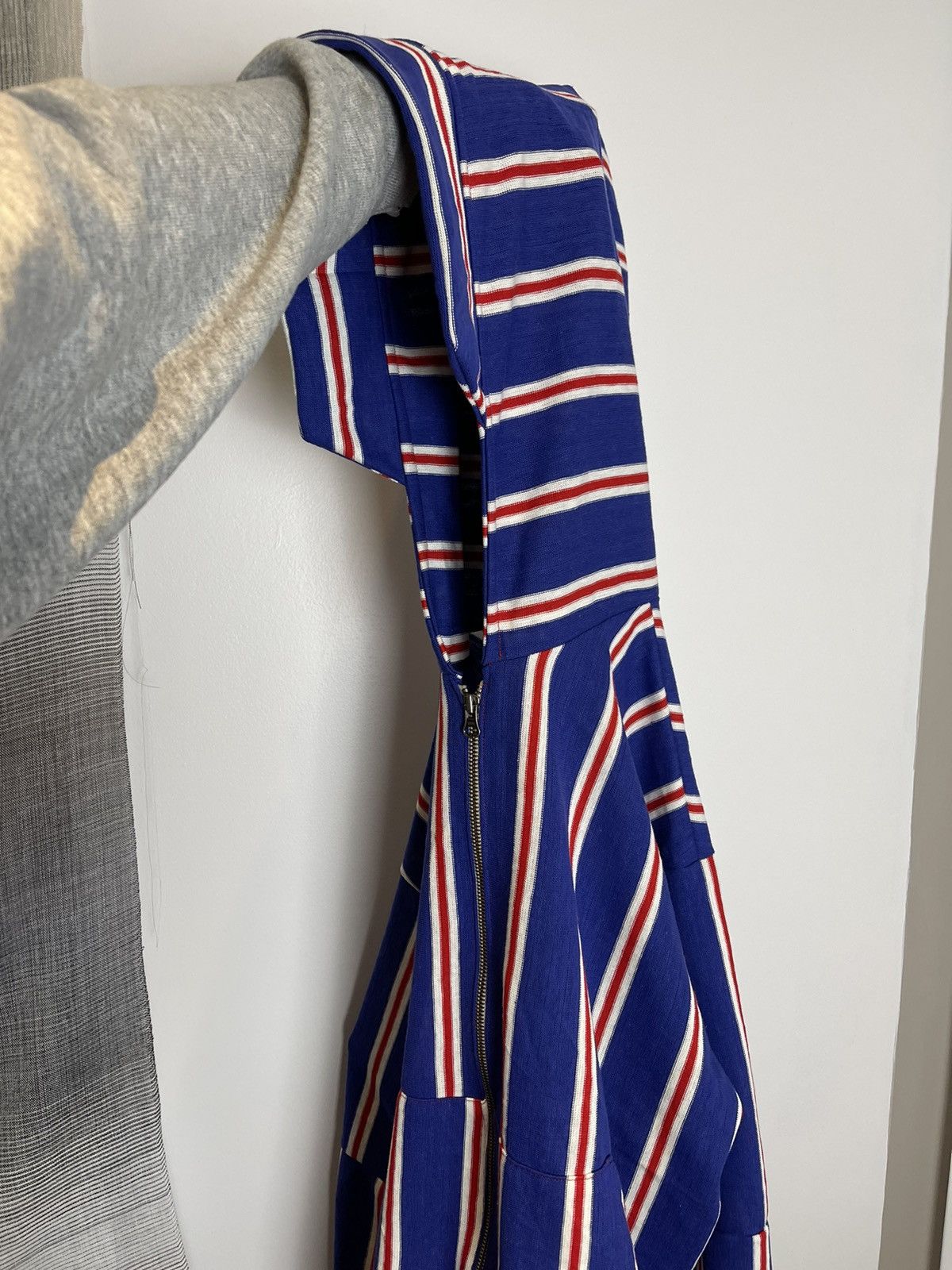 Chorley Ss24 striped military zip up hoodie vizor hood oversized Size US L / EU 52-54 / 3 - 6 Thumbnail