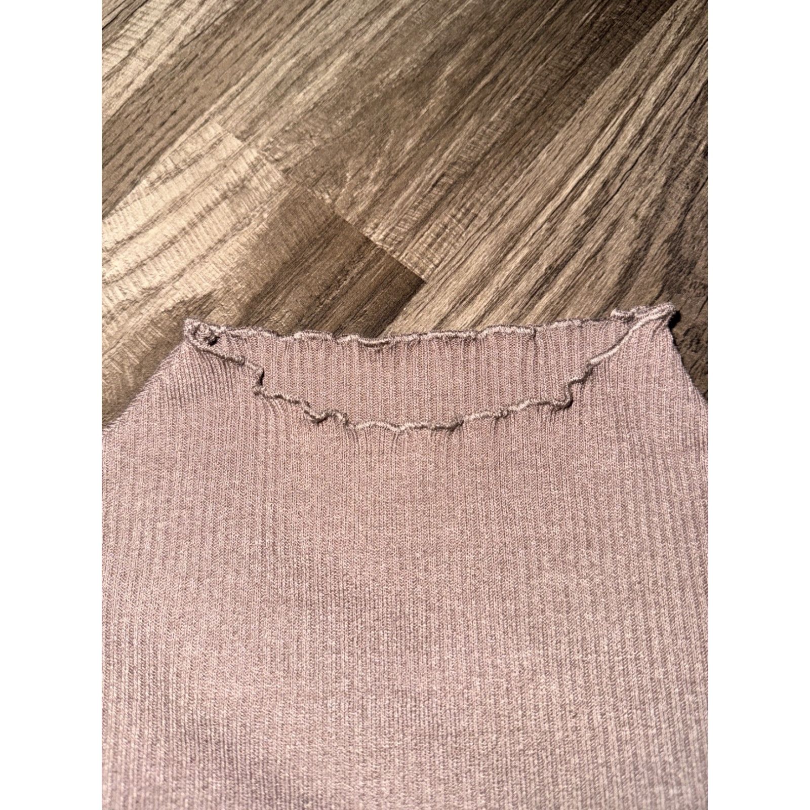 Vintage Love Tree Women’s Dress Mock Neck Long Sleeve Mauve Short Small Pink Sweater Dress Womens Size S / US 4 / IT 40 - 3 Thumbnail
