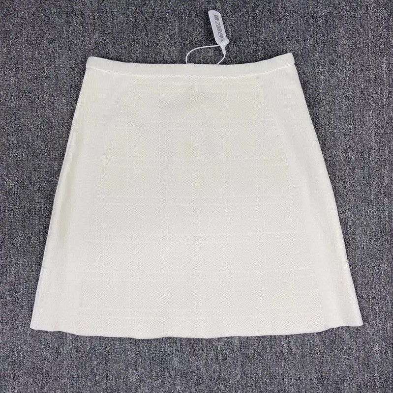 Dior Dior White Women's Semi-Skirt Size S 0089 Size 23" - 1 Thumbnail