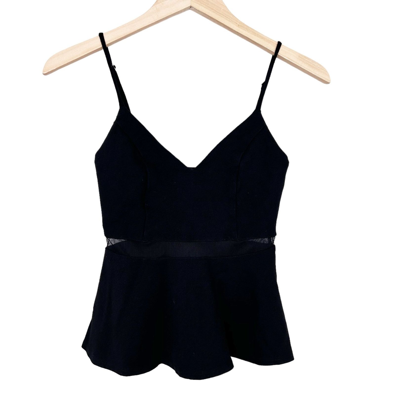 Other Lulu's Black Peplum Tank Top Sz XS Size XS / US 0-2 / IT 36-38 - 6 Thumbnail
