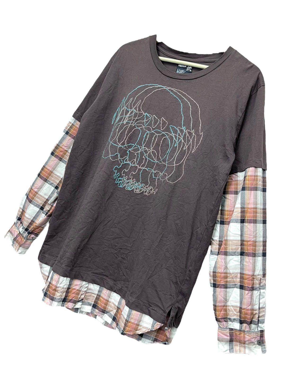 PPFM 🔥PPFM Embroidery 3D Illusion SKULL Double Layer Vetements Size US M / EU 48-50 / 2 - 5 Thumbnail