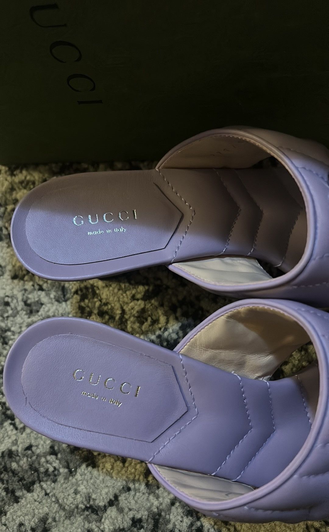 Gucci Gucci Double G Thong Sandal Mules Lavender Size US 8 / IT 38 - 5 Thumbnail