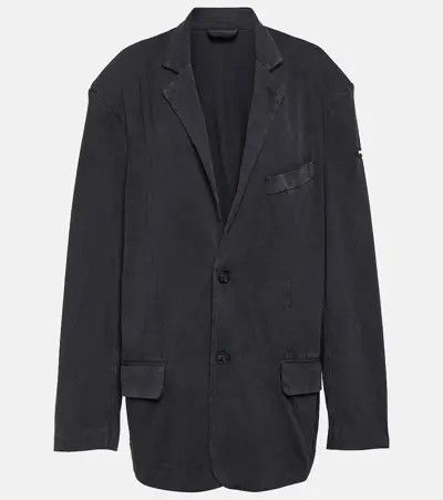 Balenciaga o1bcso1str0326 Washed Jacket in Black Size US XXL / EU 58 / 5 - 1 Preview