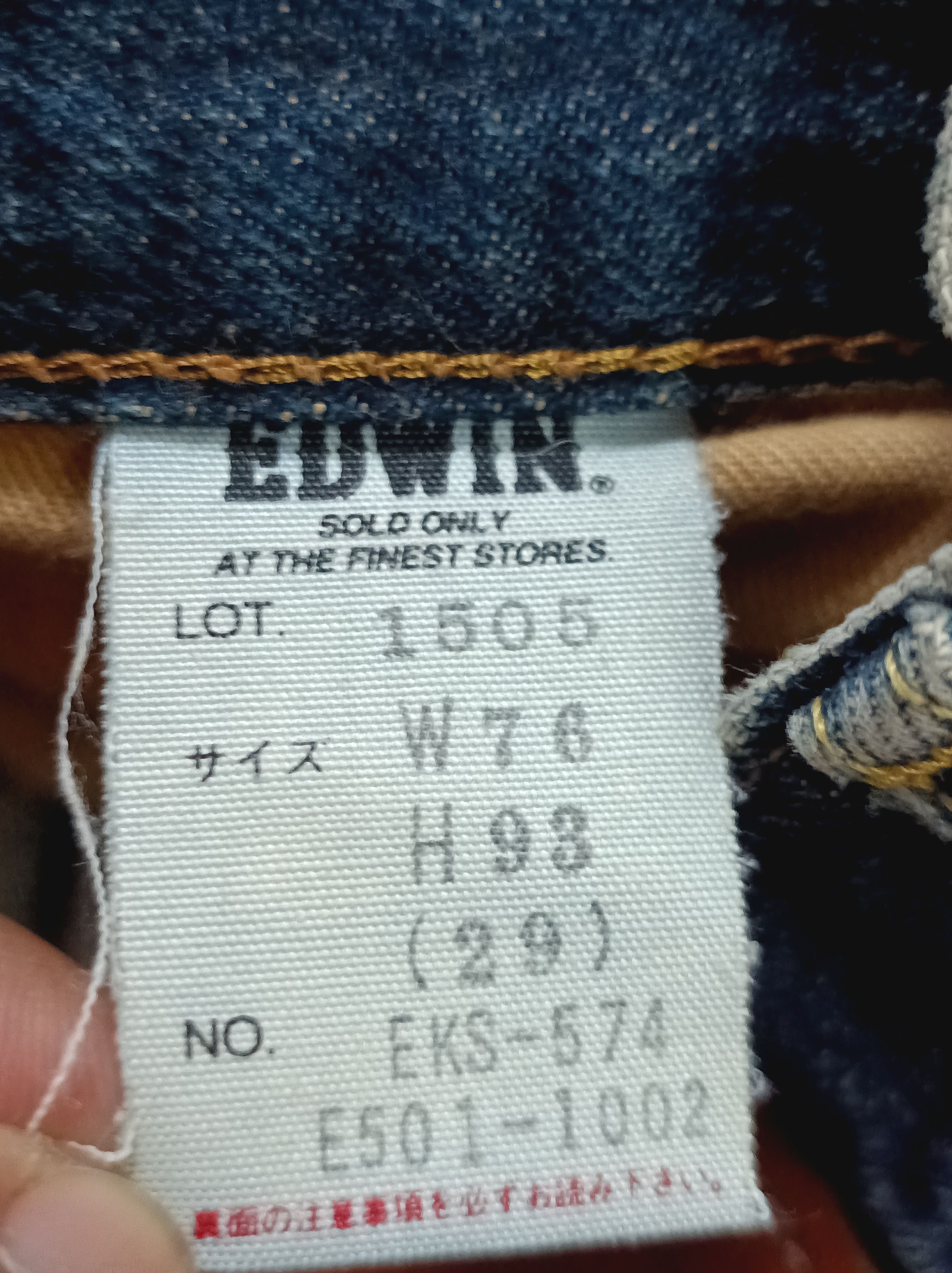 Edwin EDWIN 505 ORENTAB SELVEDGE.MADE IN JAPAN 🇯🇵 Size US 30 / EU 46 - 9 Thumbnail