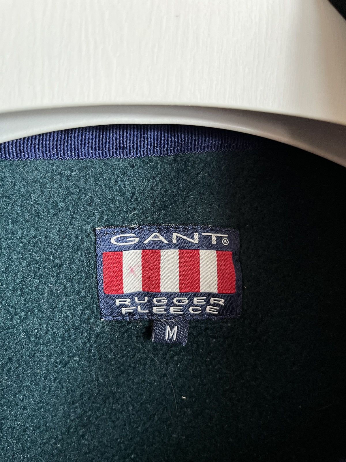 Gant × Vintage GANT RUGGER FLEECE USA Embroidery Logo Half Snap Oversize Size US M / EU 48-50 / 2 - 7 Thumbnail