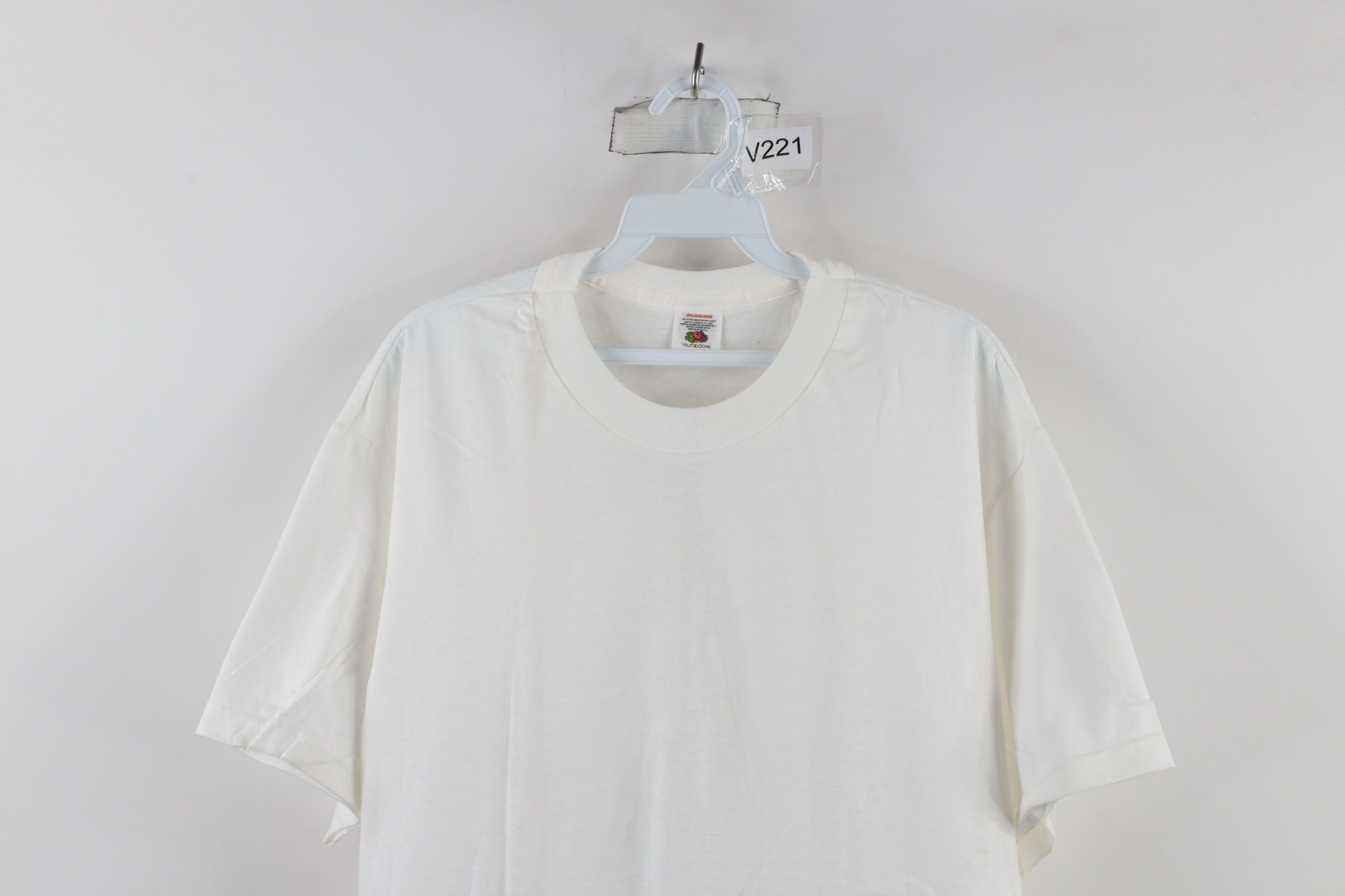 Vintage Vintage 90s Streetwear Cotton Short Sleeve T-Shirt White Size US L / EU 52-54 / 3 - 2 Thumbnail