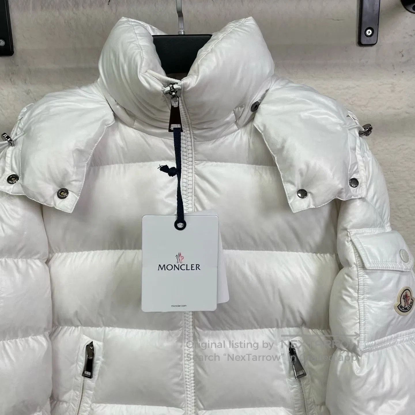 Moncler Moncler Maire White Down Jacket. Size XS / US 0-2 / IT 36-38 - 3 Thumbnail