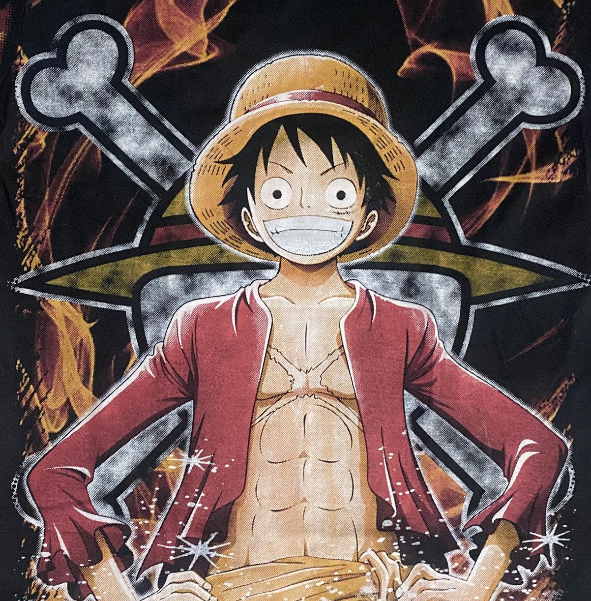 One Piece one piece x anime x bootleg x ovp x luffy x marineford Size US L / EU 52-54 / 3 - 3 Thumbnail