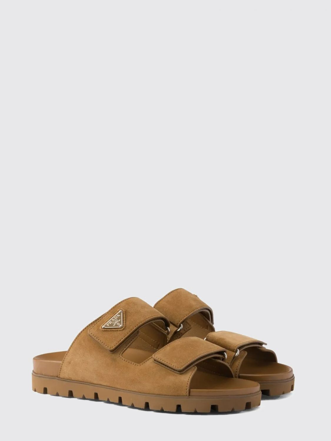 Prada Prada Sandals Men Cocoa Size US 13 / EU 46 - 1 Preview