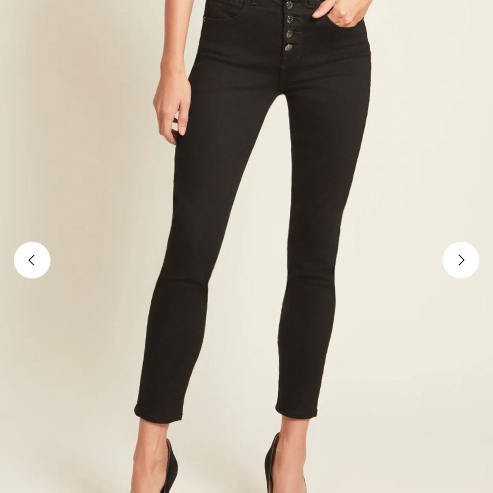 Veronica Beard Veronica Beard Debbie Skinny Jeans - Onyx Size 26" / US 2 / IT 38 - 1 Thumbnail
