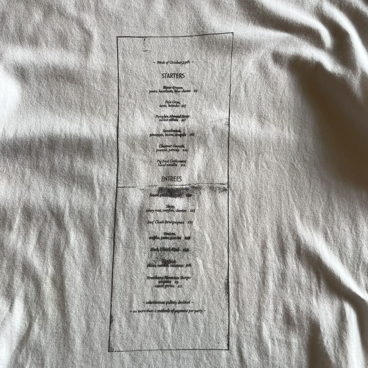 Japanese Brand × Number (N)ine Number (N)ine Menu Tee Size US M / EU 48-50 / 2 - 2 Thumbnail