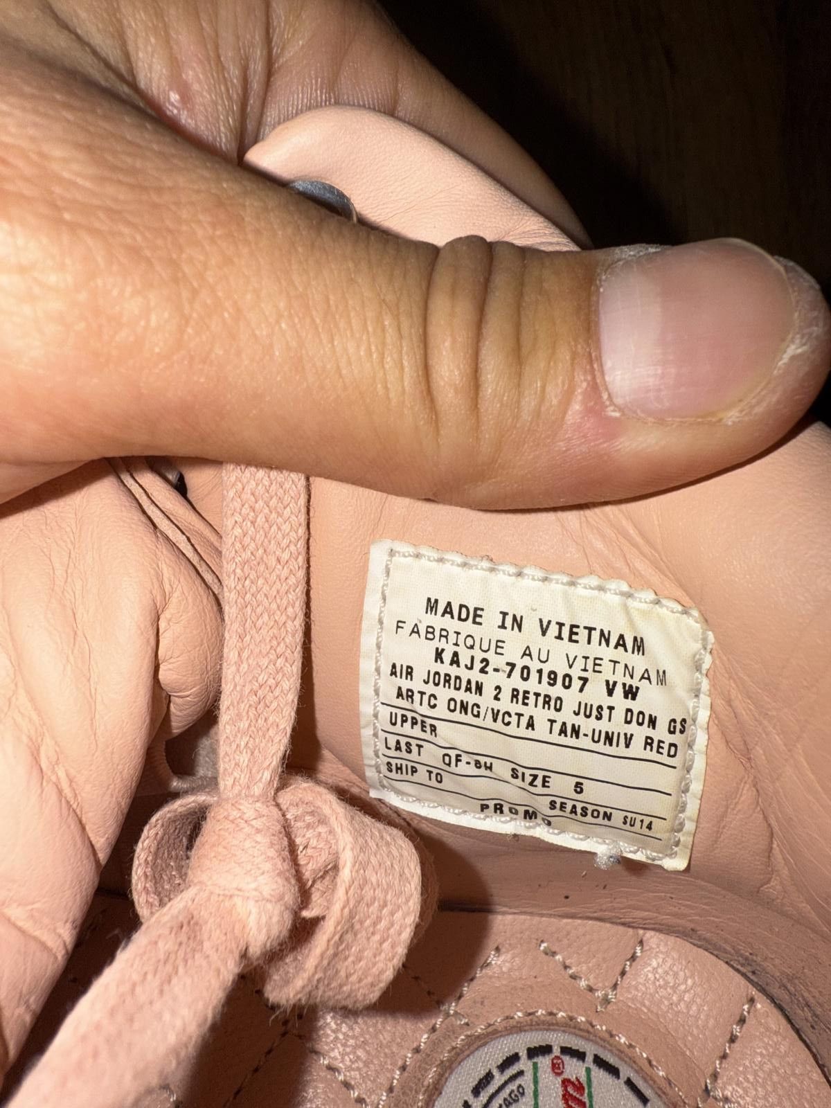 Jordan Brand Jordan 2 Retro Just Don Arctic Orange Sample 2014 Size US 5 / EU 37 - 12 Thumbnail