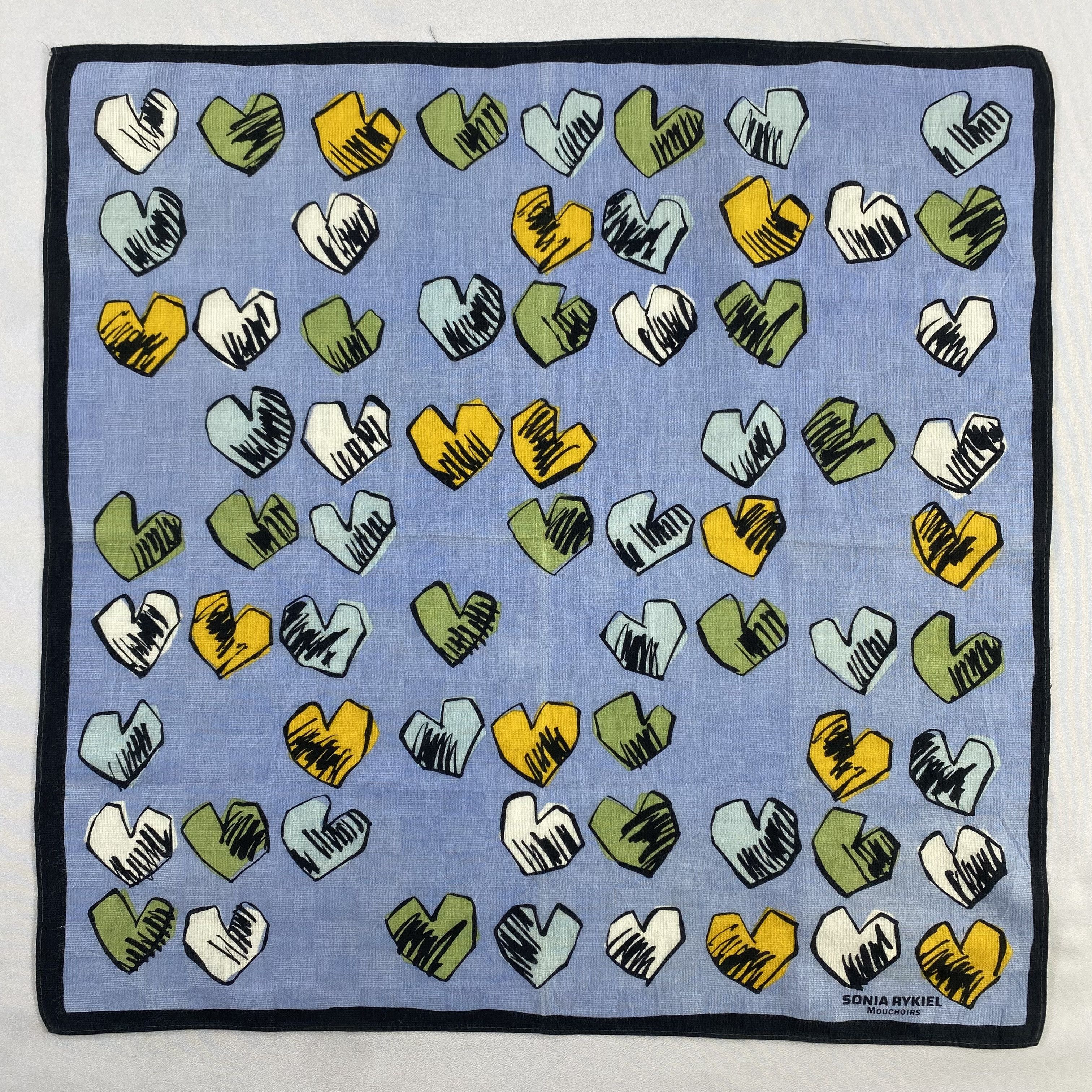 Vintage Sonia Rykiel Bandana/ Handkerchief / Neckerchief-P1256 Size ONE SIZE - 1 Thumbnail