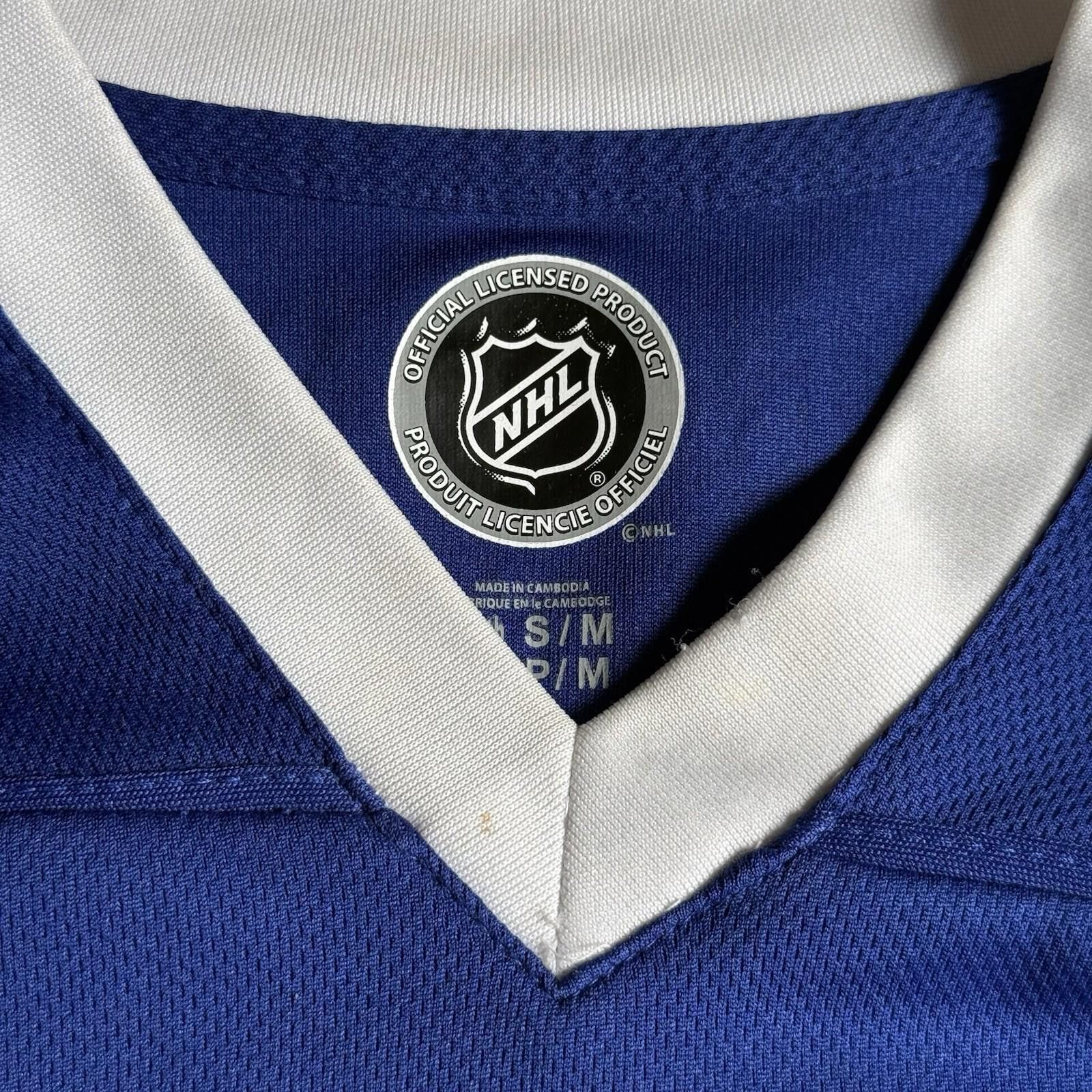Reebok Toronto Maple Leafs Jersey S/M NHL Boys Size ONE SIZE - 3 Thumbnail