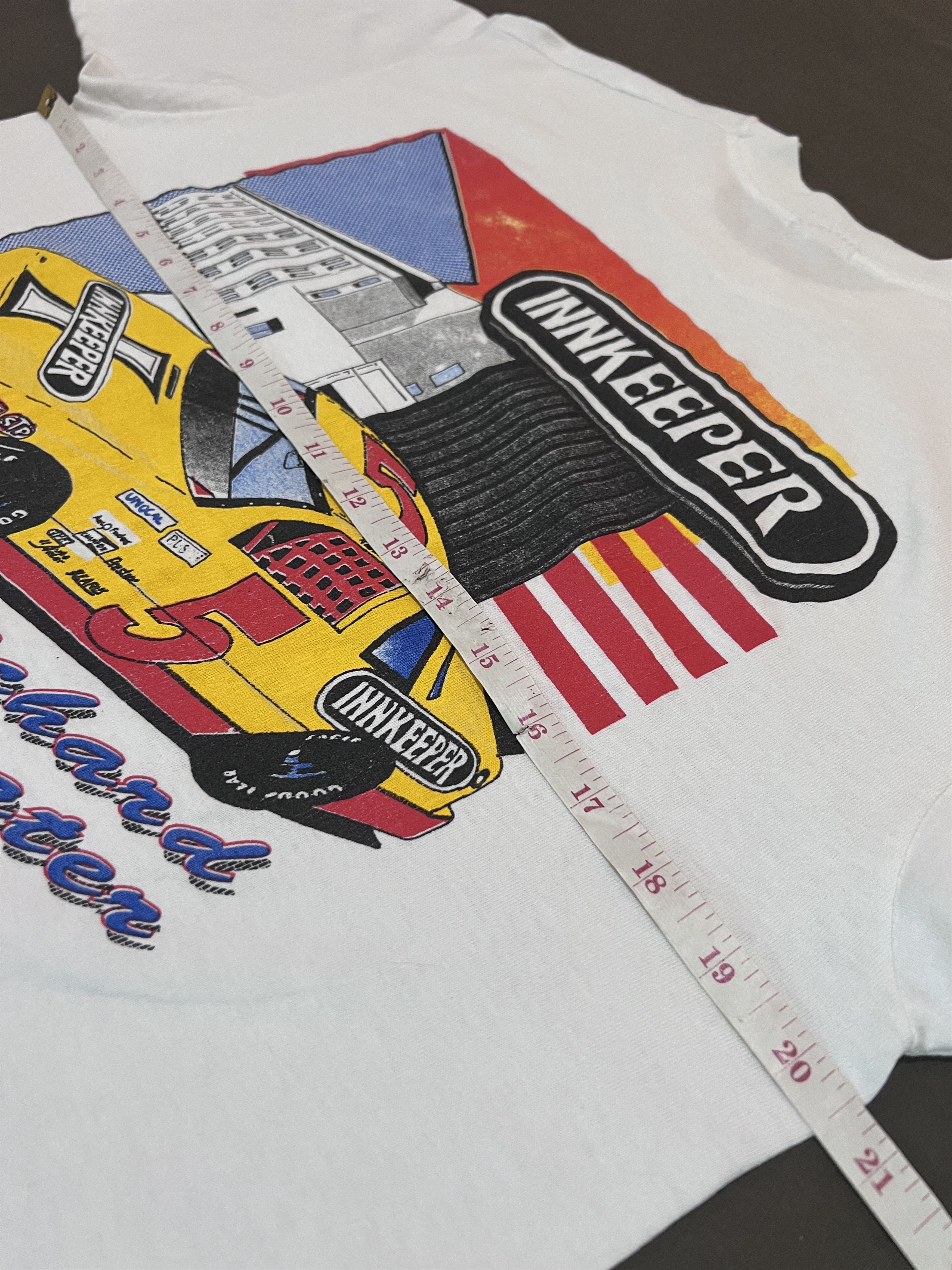 NASCAR Vintage 90s Richard Lassiter Innkeeper NASCAR Racing Tee Size US M / EU 48-50 / 2 - 7 Thumbnail