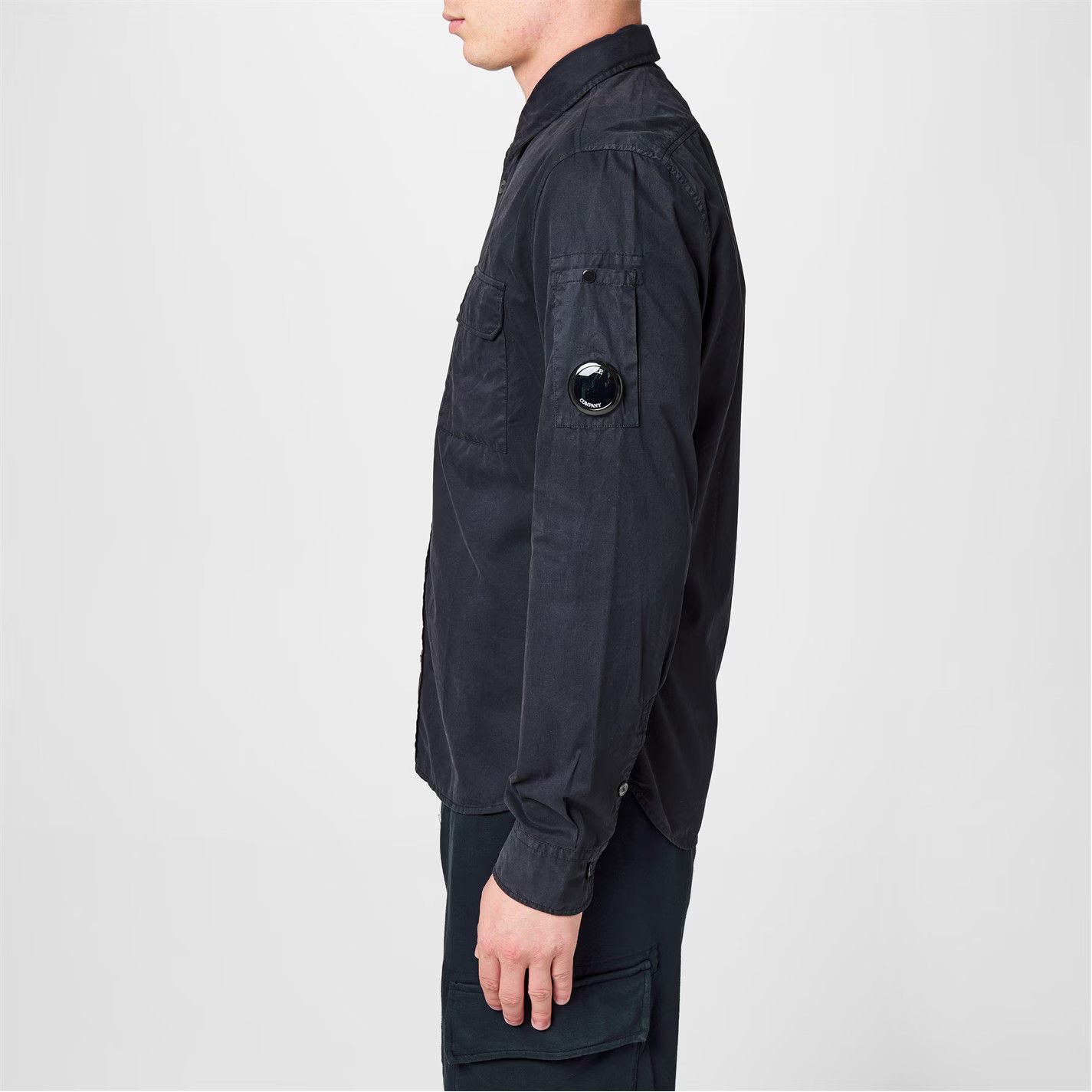 C.P. Company o1g2r1mq0426 Long Sleeve Double Chest Overshirt Total Eclip Size US XS / EU 42 / 0 - 3 Thumbnail