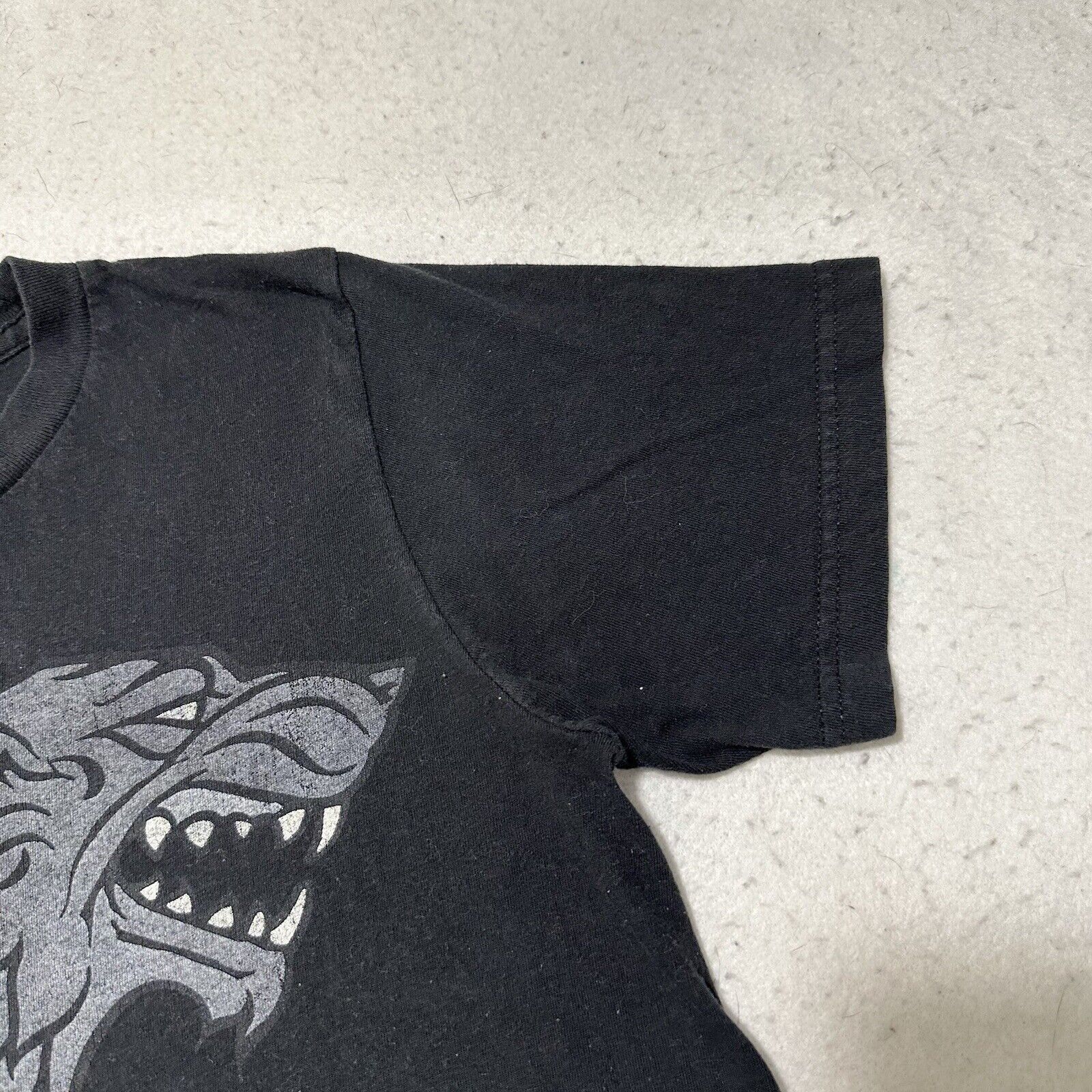Other Game of Thrones XS Wolf Logo TV Show Graphic T Shirt Black Size US XS / EU 42 / 0 - 4 Thumbnail