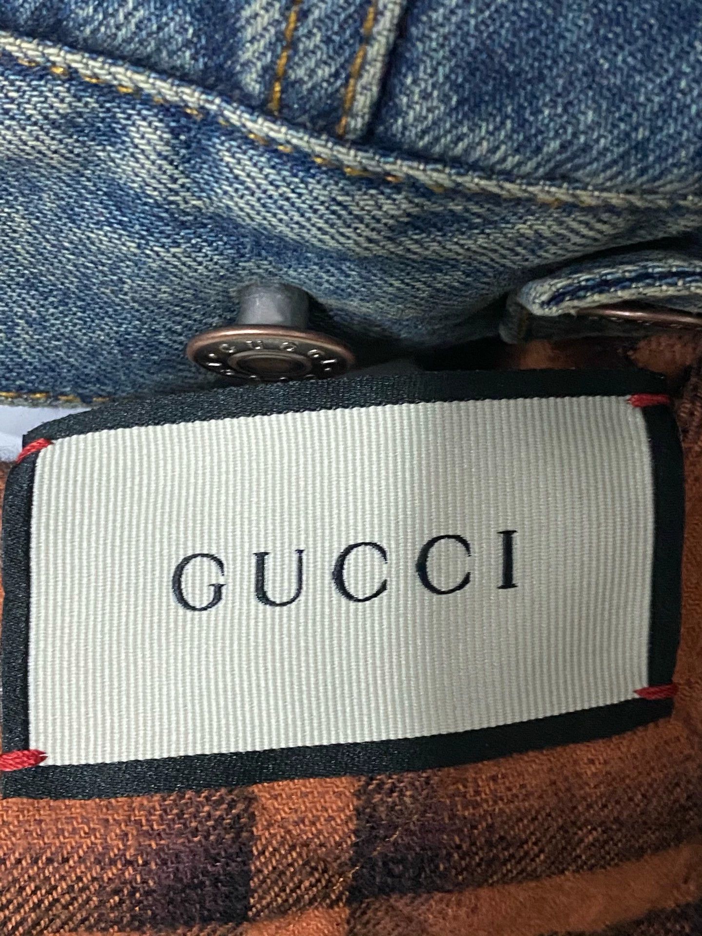 Gucci Gucci Denim Puffer Jacket 40 EU New Size S / US 4 / IT 40 - 7 Thumbnail