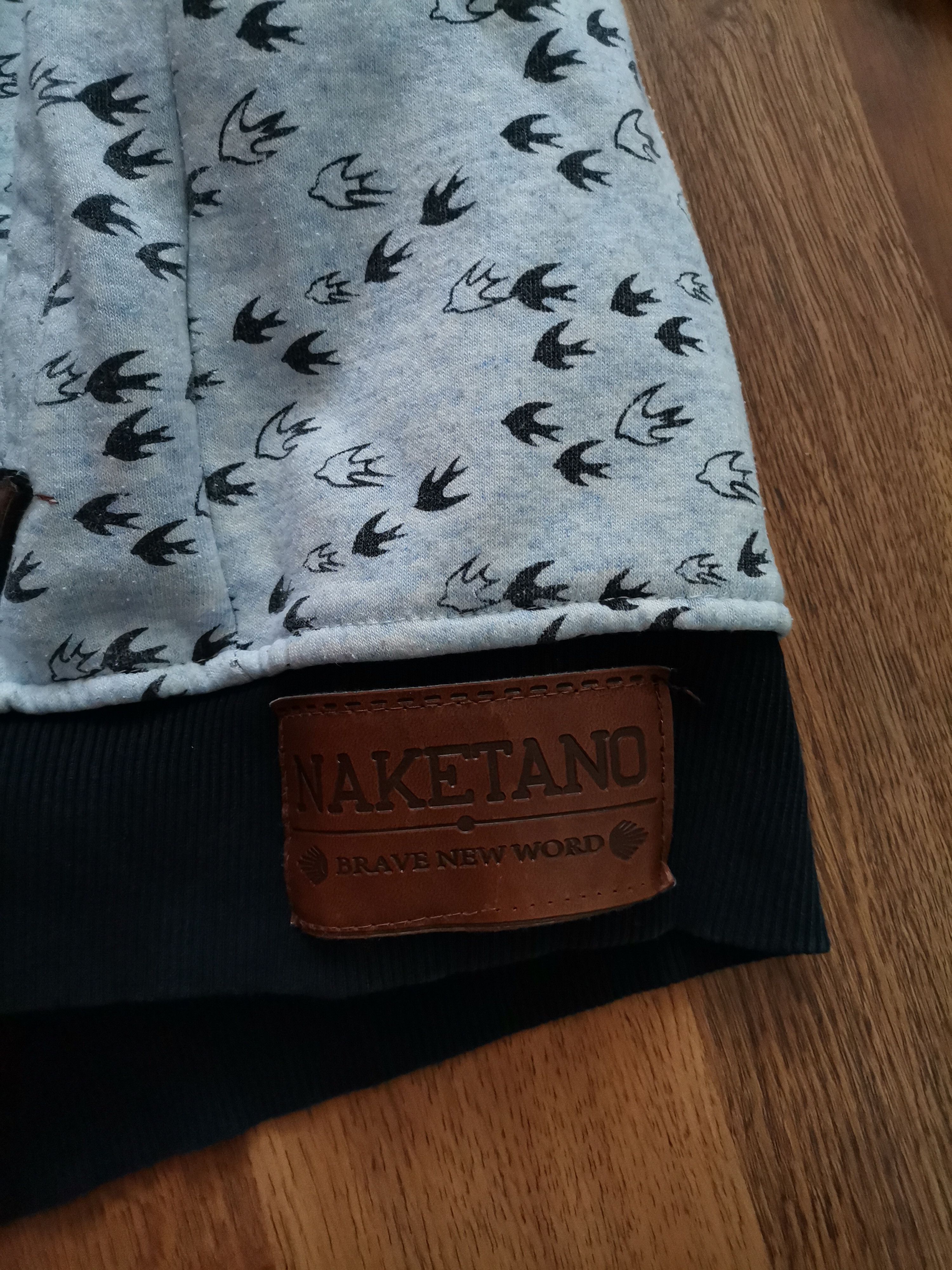 Naketano Naketano Women's Zip Up Birds Hoodie Size XL / US 12-14 / IT 48-50 - 3 Thumbnail