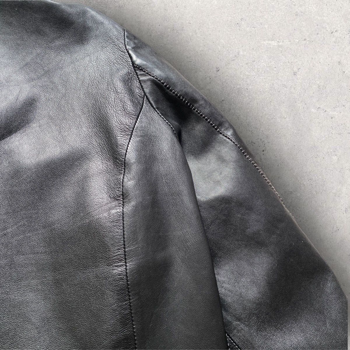 10sei0otto Vintage 10Sei0Otto Leather Jacket Black style Rick owens 00s Size US M / EU 48-50 / 2 - 14 Thumbnail