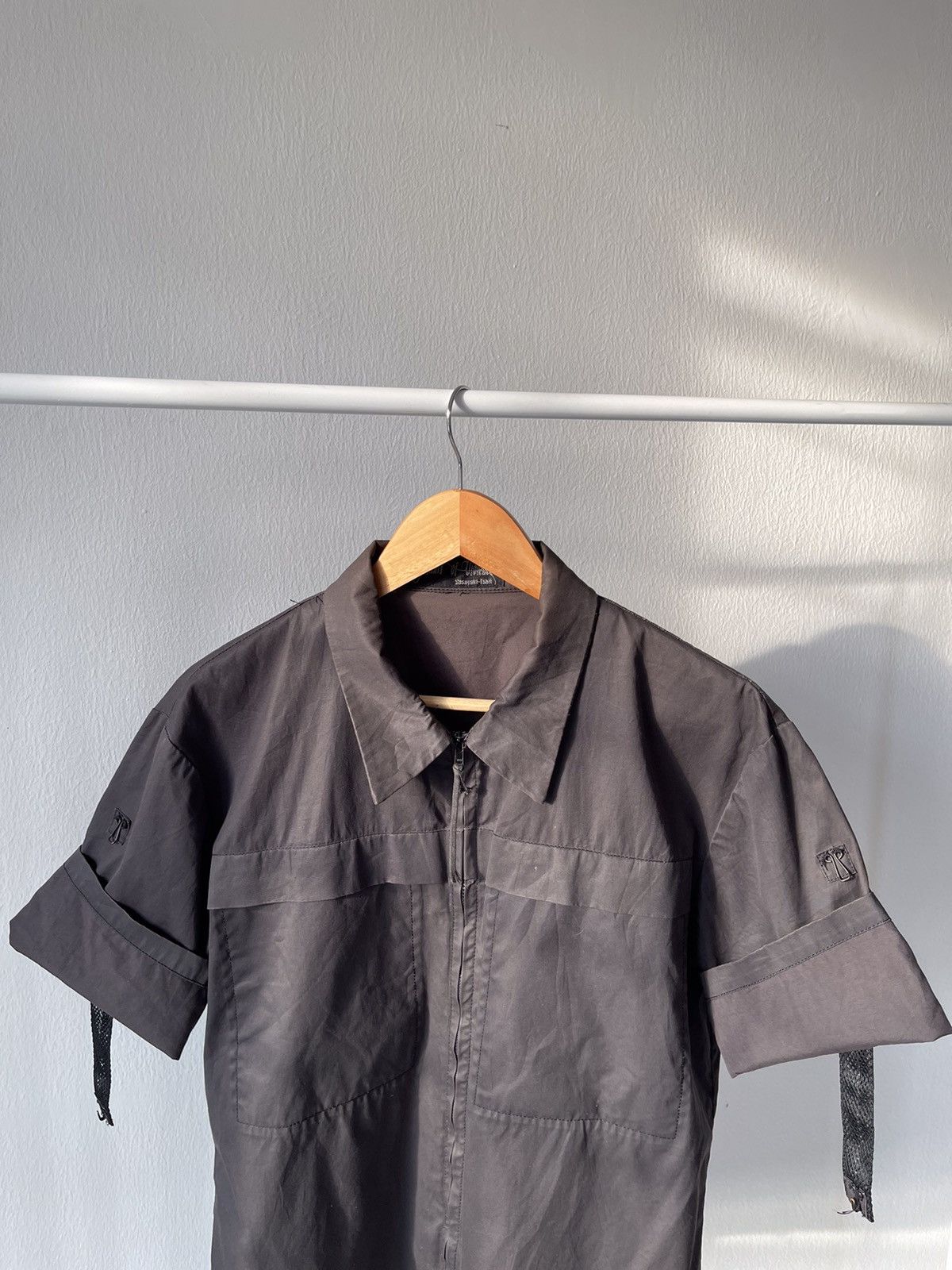 If Six Was Nine × Le Grande Bleu (L.G.B.) × Yasuyuki Ishii Yasuyuki Ishii ‘Exalt Of Violence’ Two Pocket Zip Shirt Size US M / EU 48-50 / 2 - 7 Thumbnail