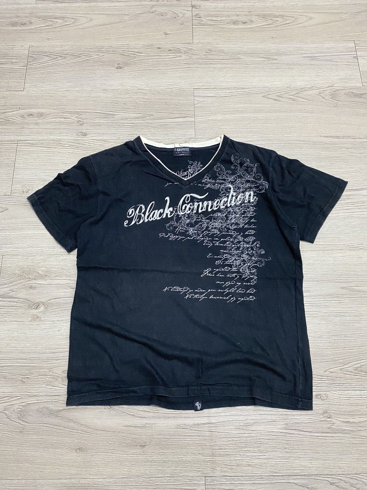 14th Addiction × If Six Was Nine × Japanese Brand 2000s Black connection japanese Poem gothic tees Size US M / EU 48-50 / 2 - 1 Thumbnail