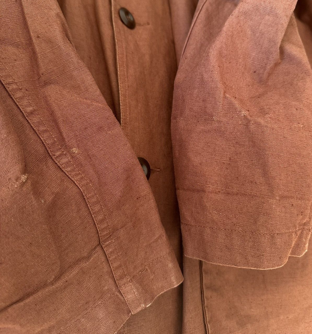 Boneville Boneville Vintage 80s Rare Linen Cotton Jacket Size US M / EU 48-50 / 2 - 13 Thumbnail