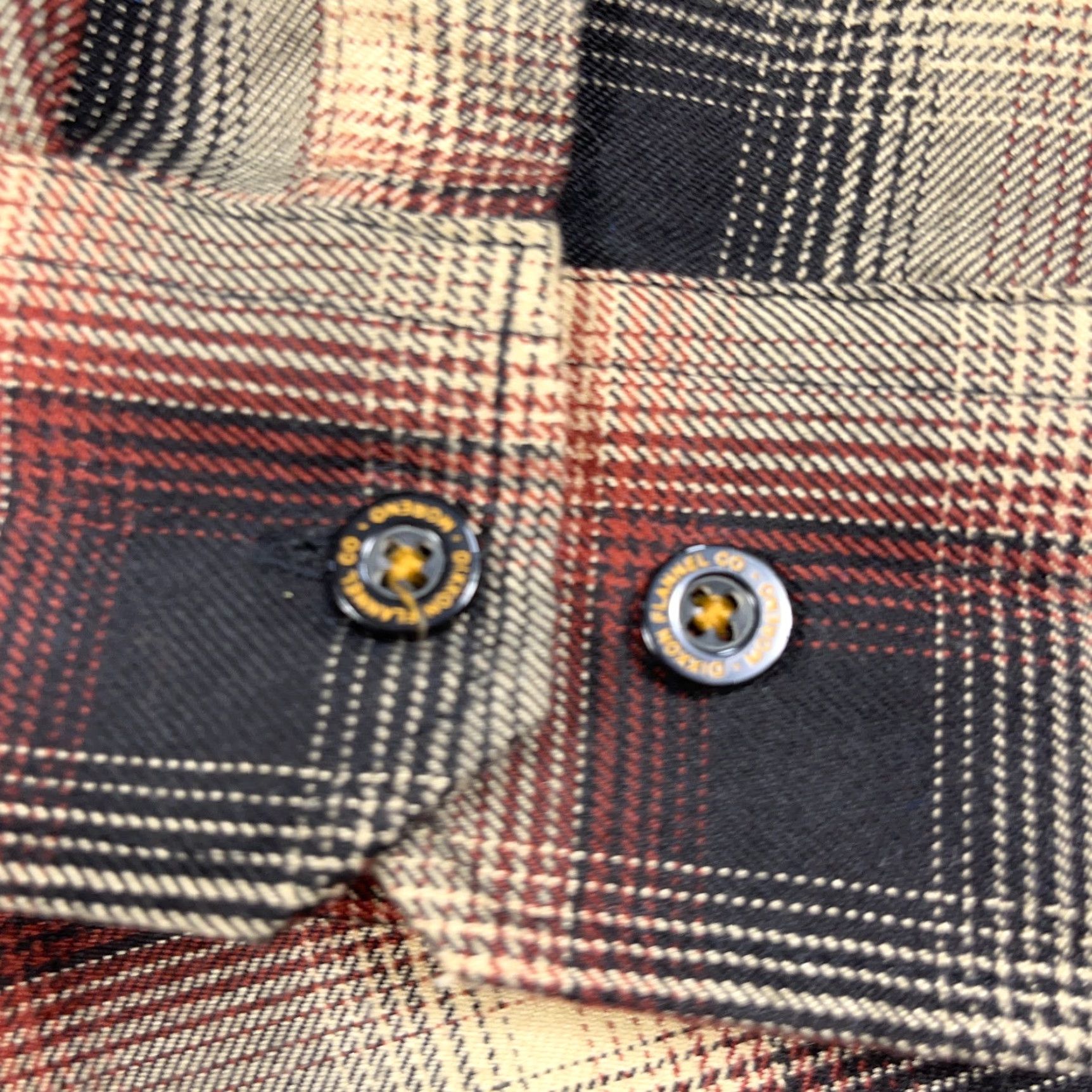 Vintage Dixxon Flannel Button-Up Men 2XT Brown Plaid Casual Shirt 2X Tall Mens Vintage: No Size US XXL / EU 58 / 5 - 6 Thumbnail