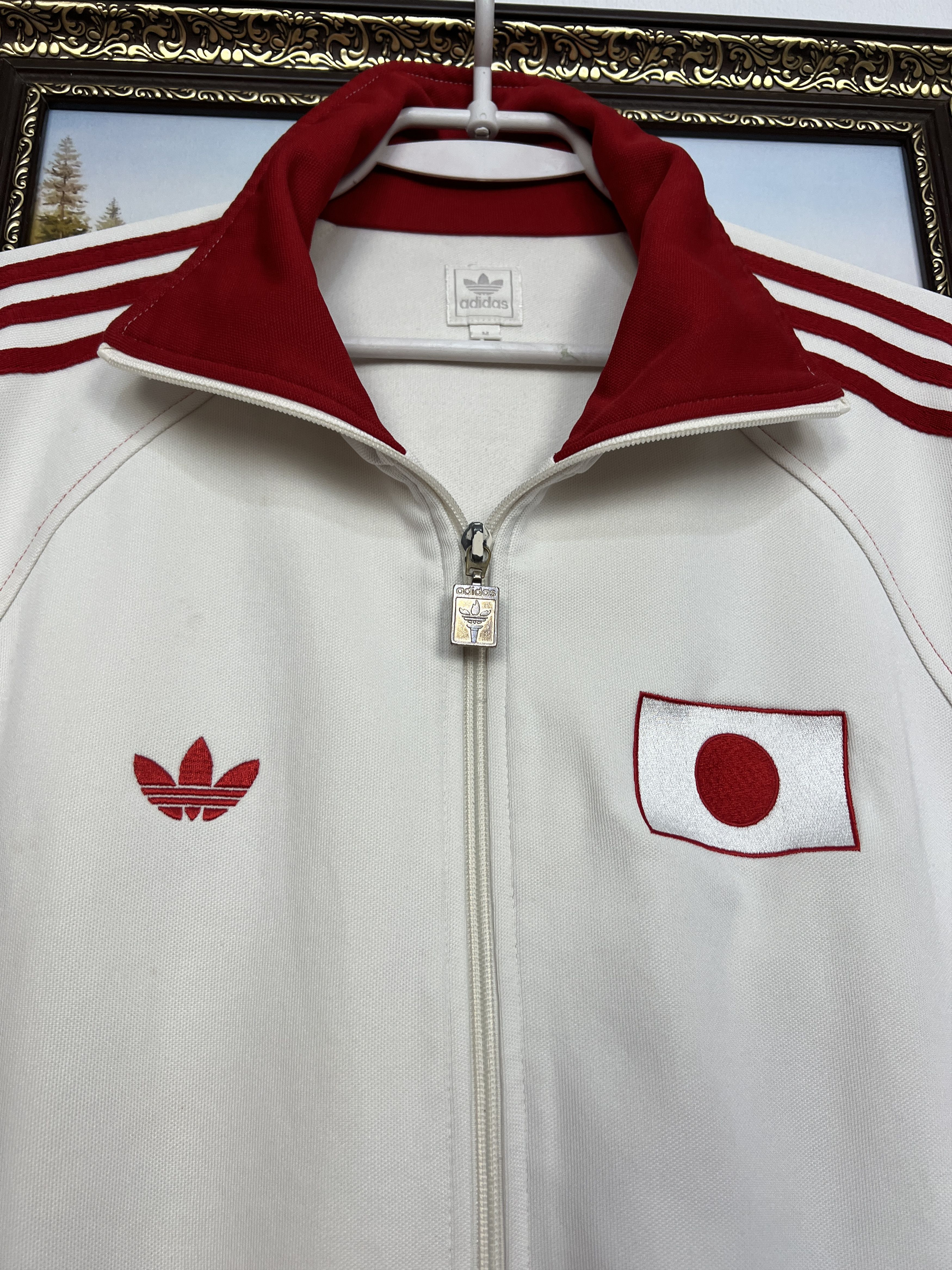 Adidas Vintage Originals Japan Olympics Jacket Track Top Rare Size US M / EU 48-50 / 2 - 3 Thumbnail