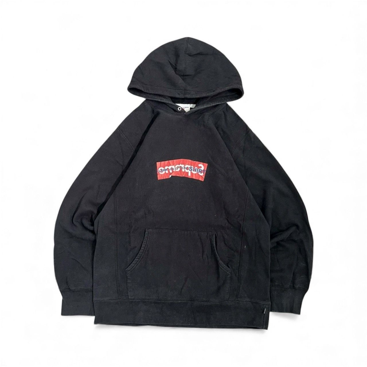 Comme des Garcons SHIRT × Supreme Supreme x Comme des Garçons SHIRT Box Logo Hooded SS2017 Size US XL / EU 56 / 4 - 1 Thumbnail