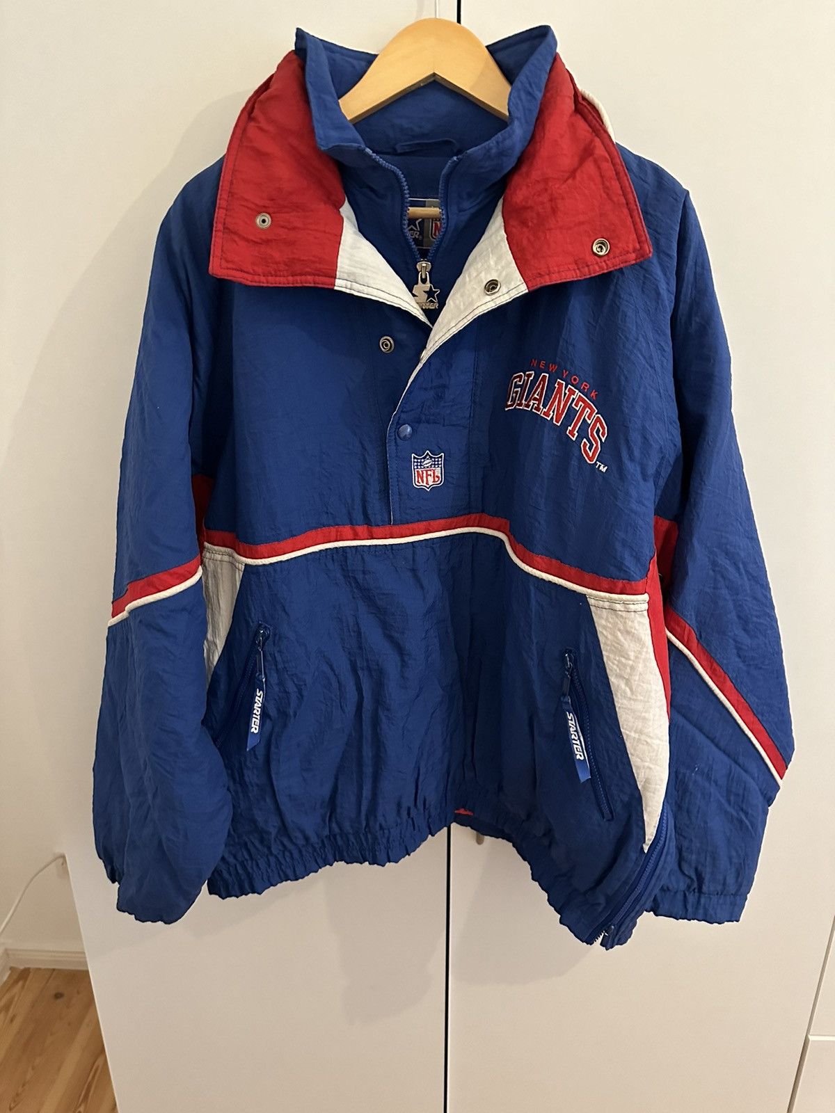 Starter Starter Jacke New York Giants Size L NFL Retro Giants Jacket Size US L / EU 52-54 / 3 - 1 Thumbnail