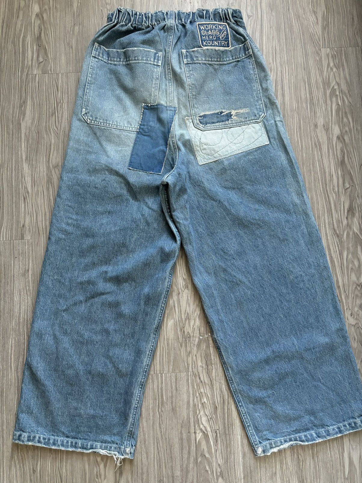 Kapital Kapital Kountry Working Class Distressed Patchwork Denim Size US 30 / EU 46 - 7 Thumbnail